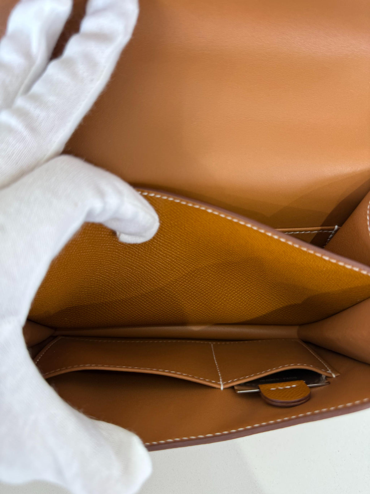 Hermès Gold Epsom Mini Constance 18 Palladium Hardware