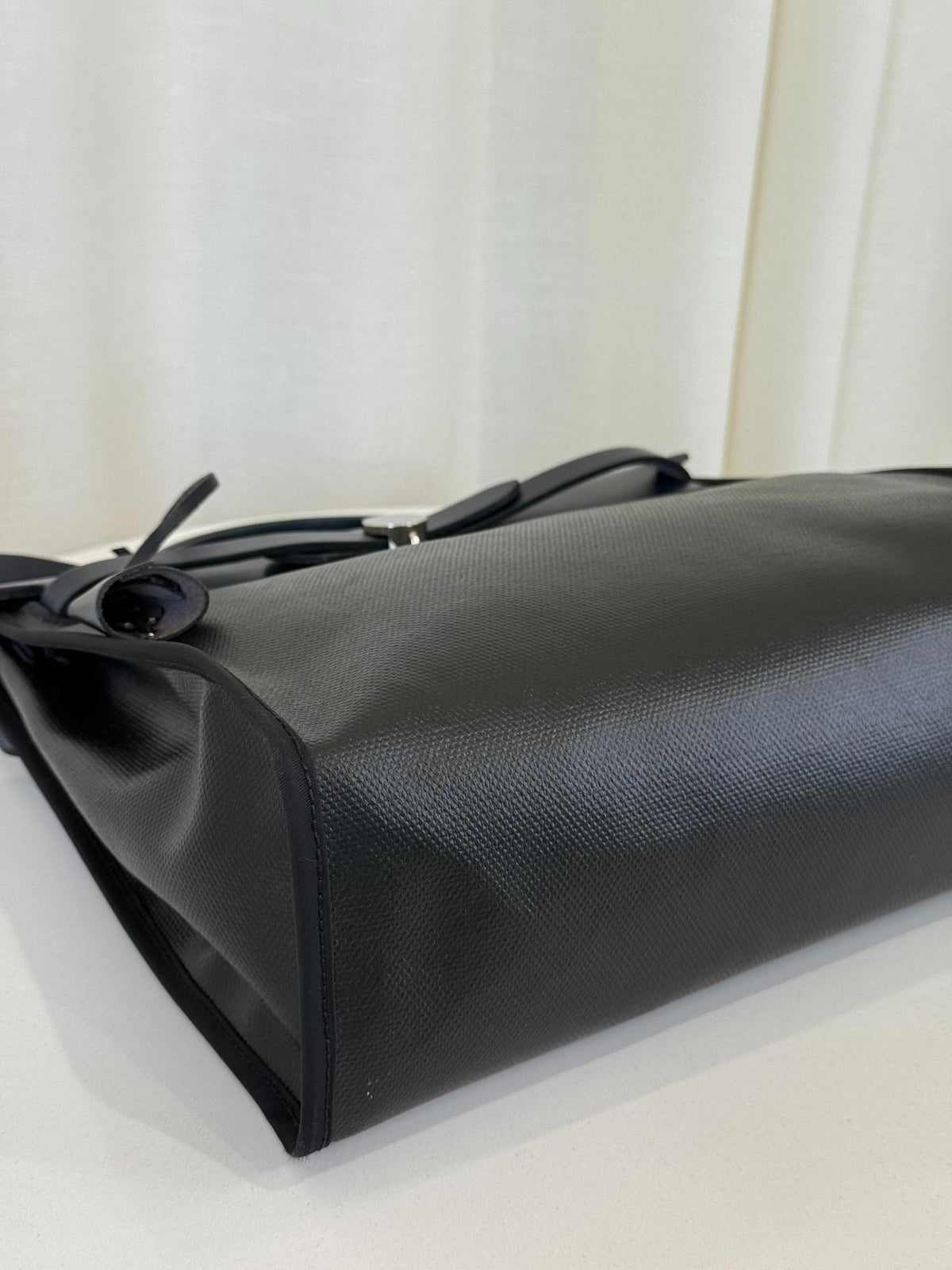Hermès Herbag Zip PM 31 Black Toile H Berline Bleu Indigo Hunter PHW