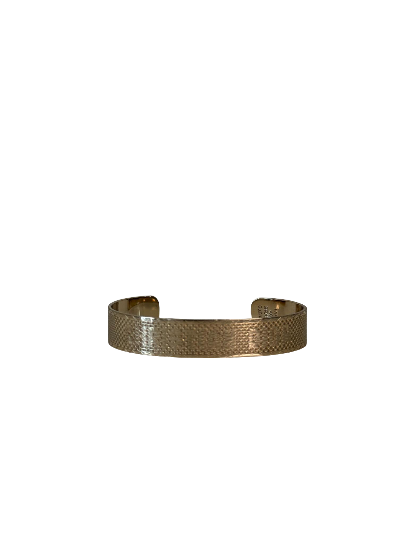 Christian Dior Code Bangle Gold-Finish Metal