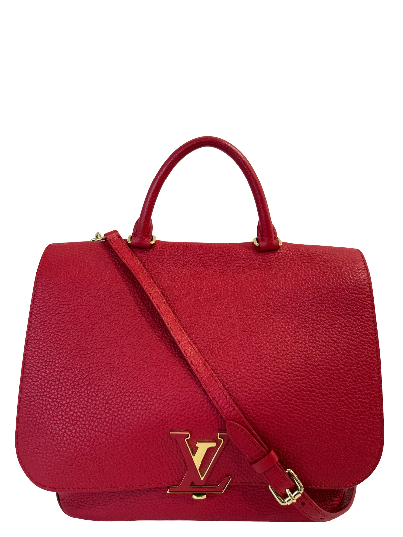 Louis Vuitton Coquelicot Taurillon Leather Volta Bag