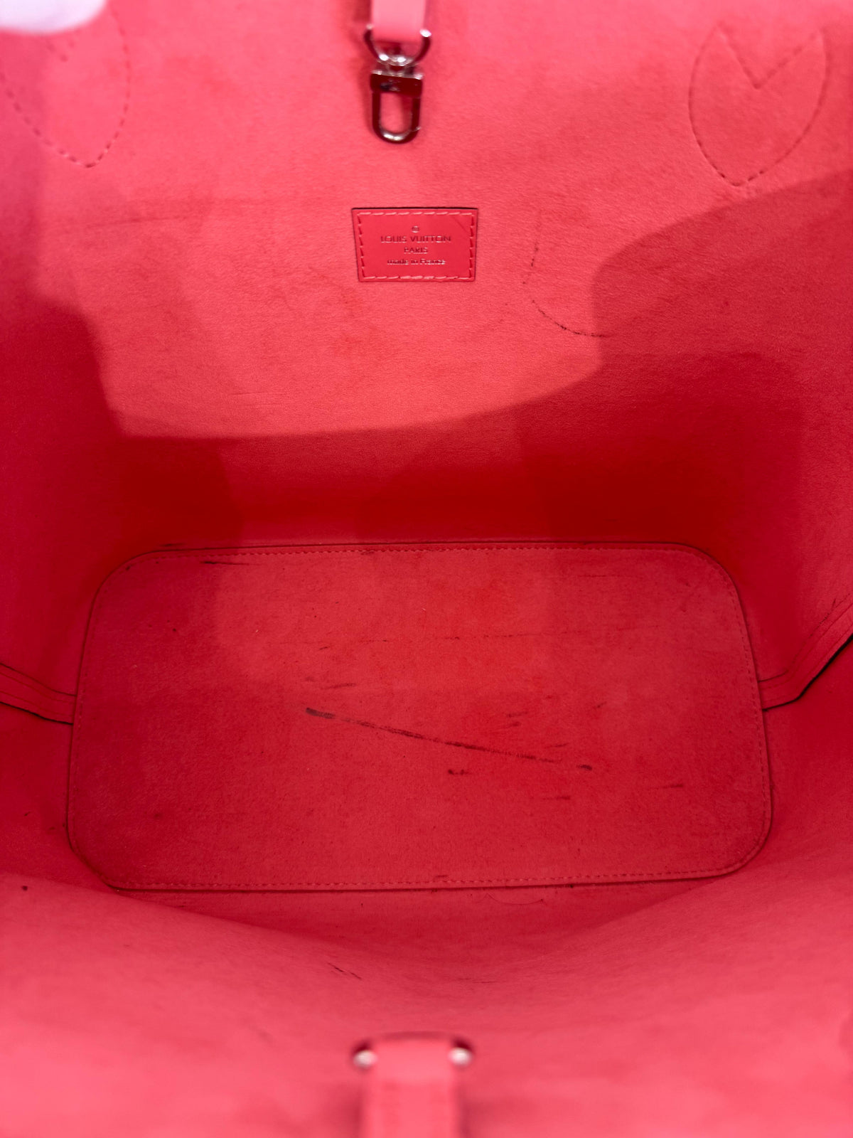 Louis Vuitton Neverfull MM Coral Epi Leather