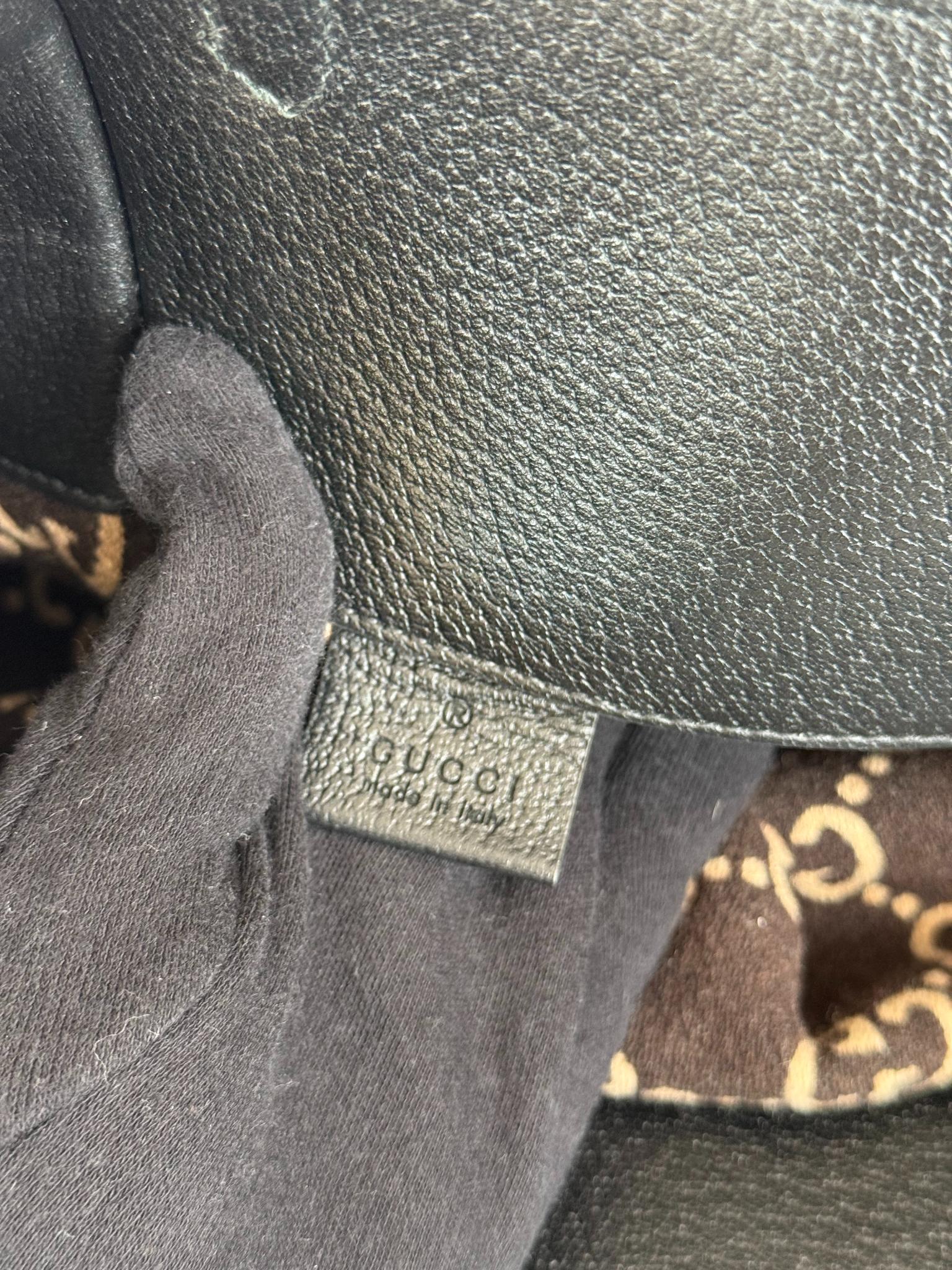 Gucci GG Wool Beige/Ebony Large Tote Bag