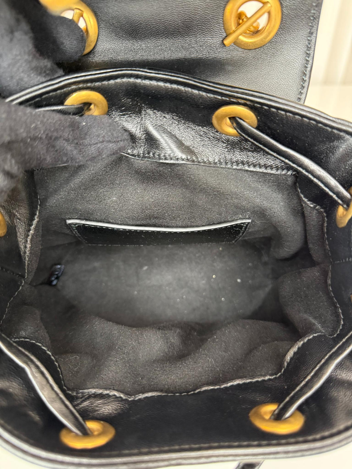 Gucci GG Marmont Black Matelasse Backpack