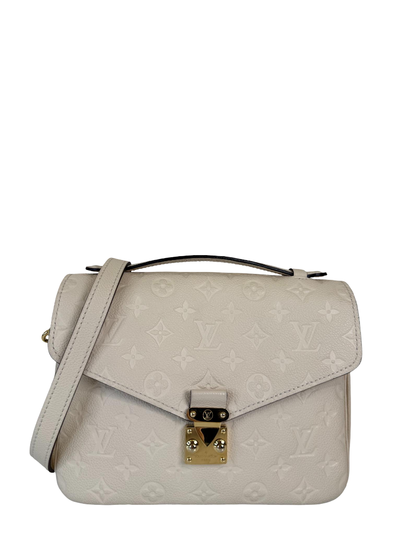 Louis Vuitton Pochette Métis Crème Monogram Empreinte Leather