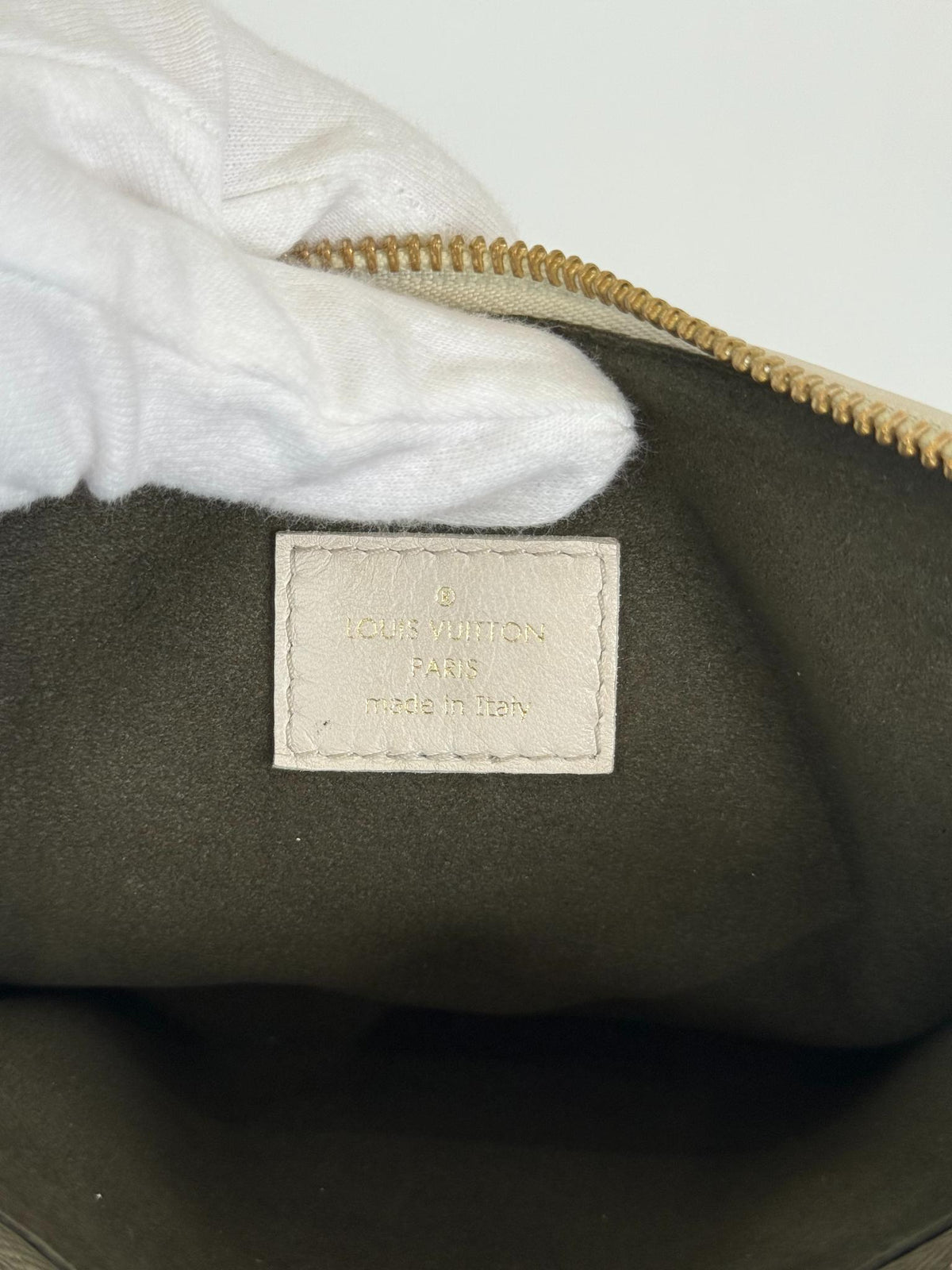 Louis Vuitton Coussin PM White Monogram Embossed Puffy Lambskin