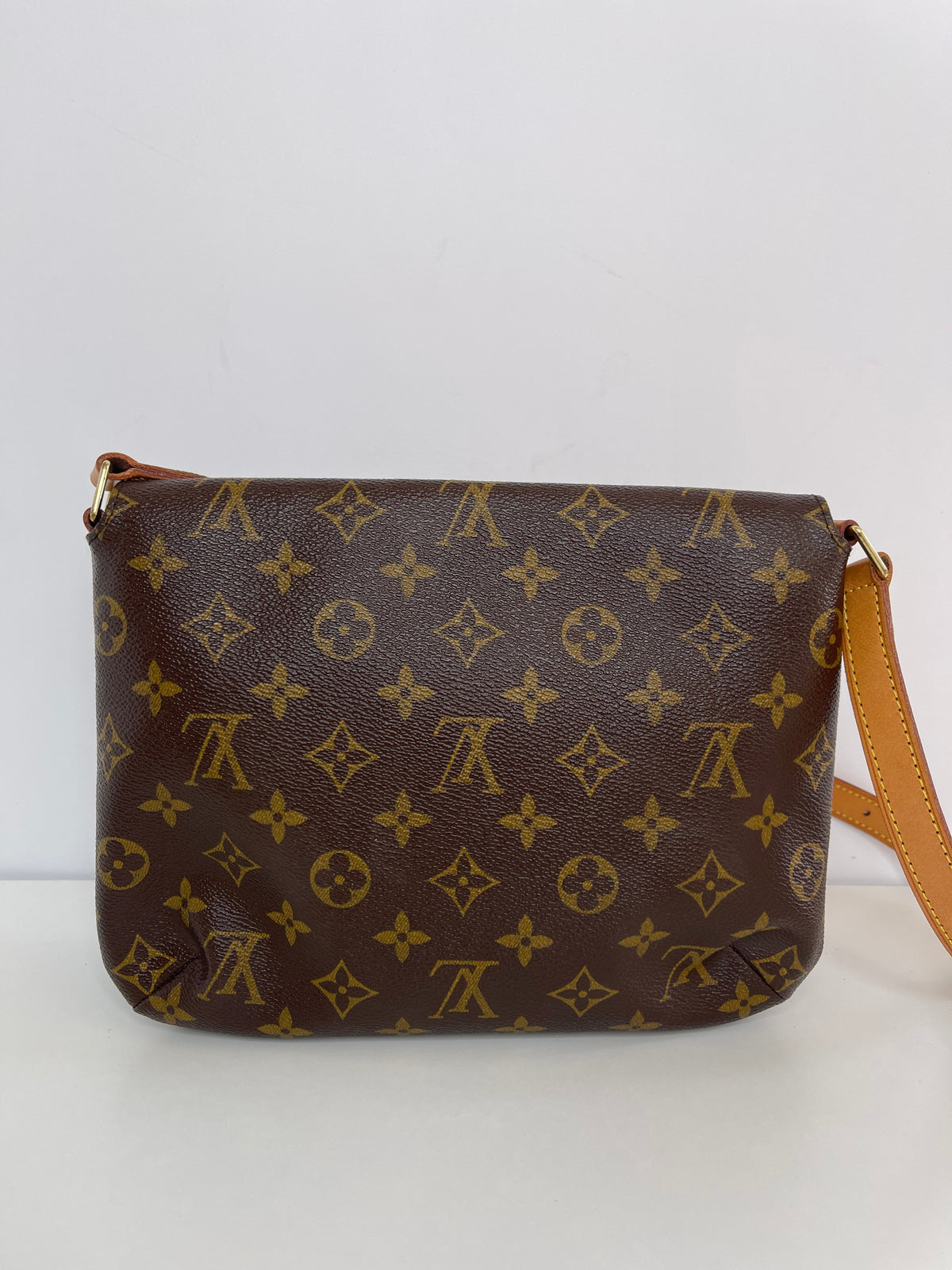 Louis Vuitton Musette Tango Monogram Canvas Flap Shoulder Bag