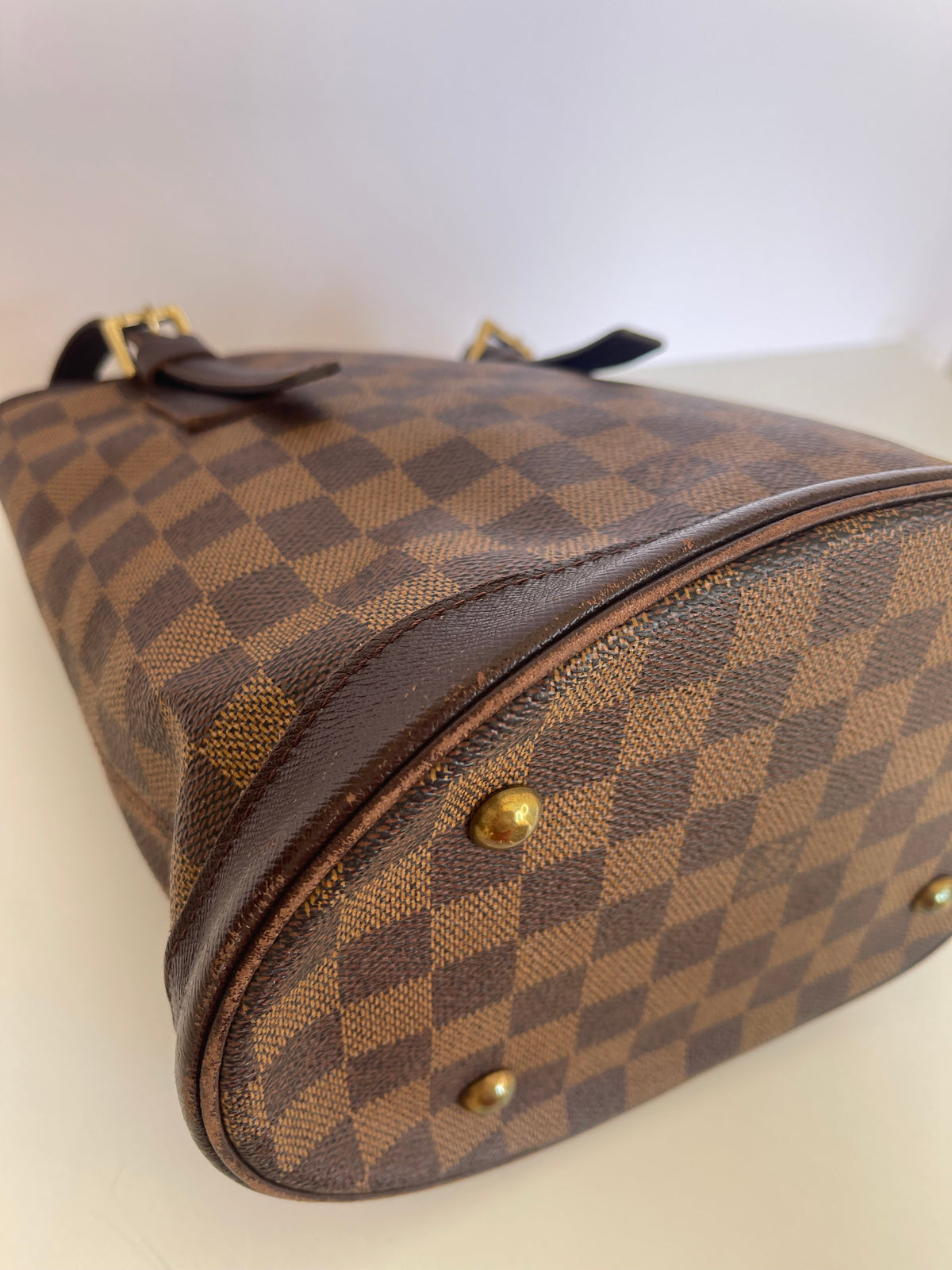 Louis Vuitton Bucket PM Damier Ebene with Pouch