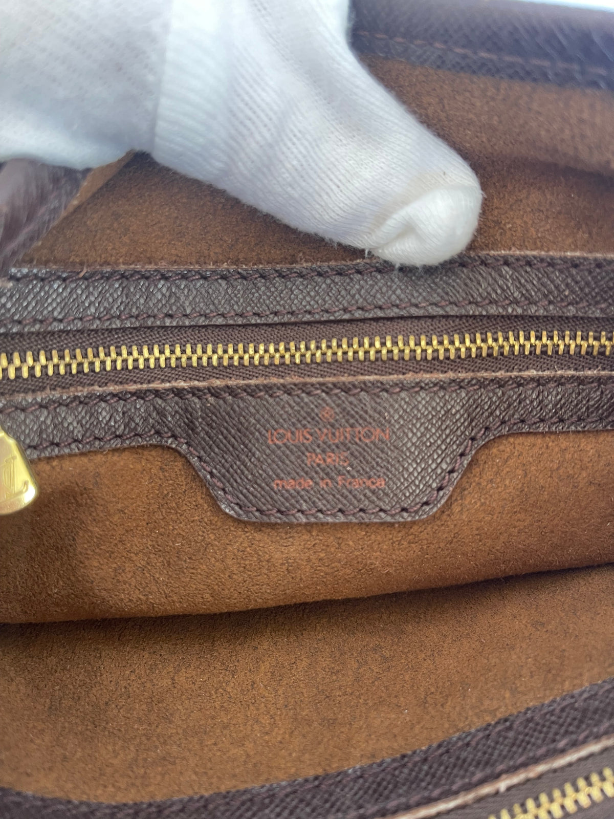 Louis Vuitton Bucket PM Damier Ebene with Pouch