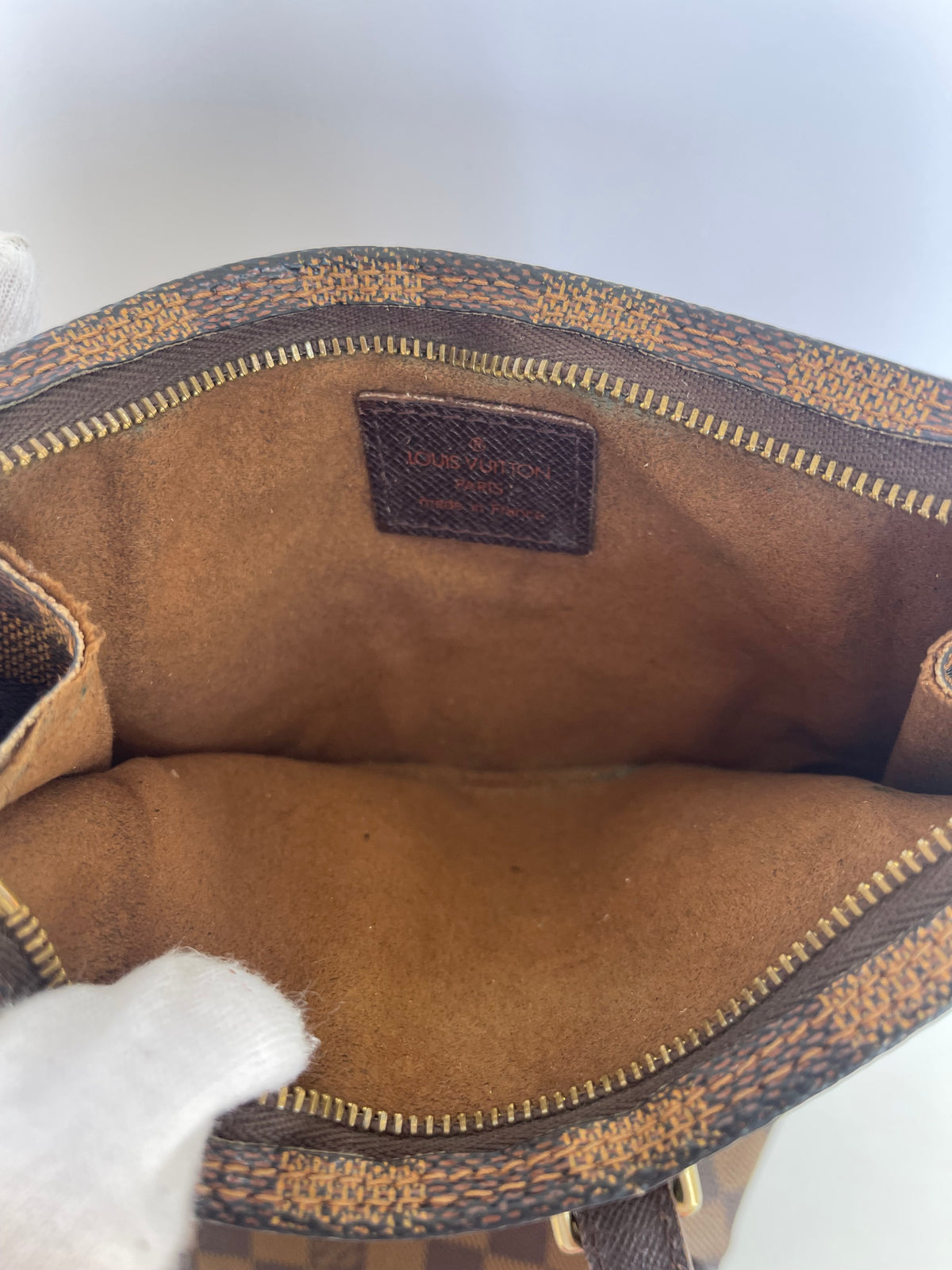 Louis Vuitton Bucket PM Damier Ebene with Pouch