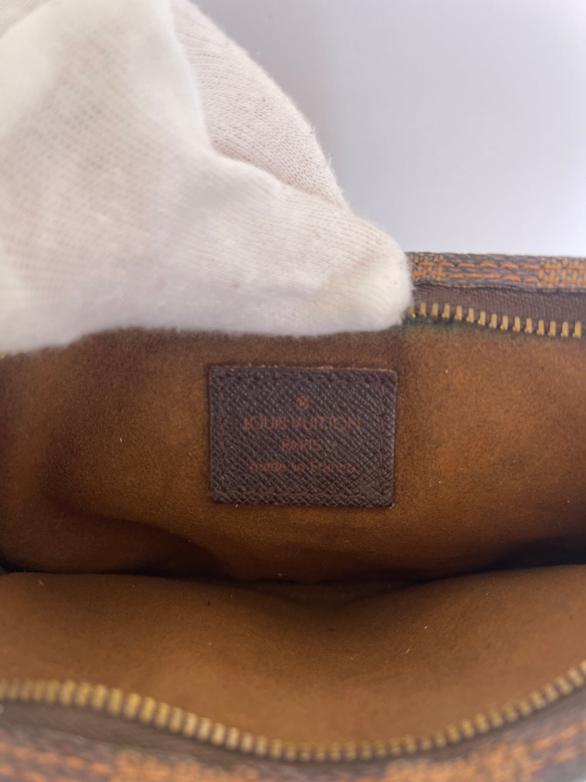 Louis Vuitton Bucket PM Damier Ebene with Pouch
