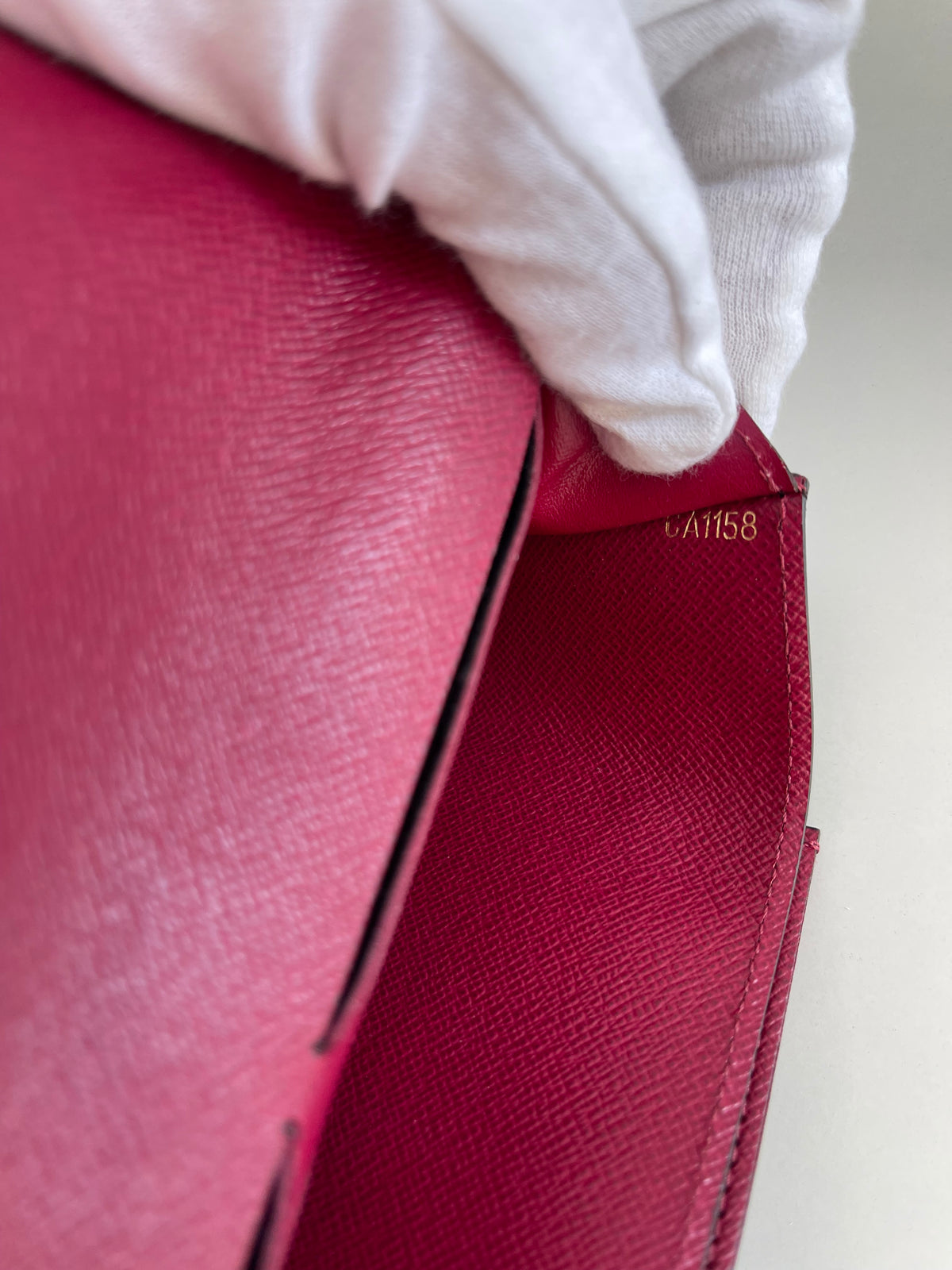 Louis Vuitton Jeanne Wallet Fuchsia Monogram Canvas