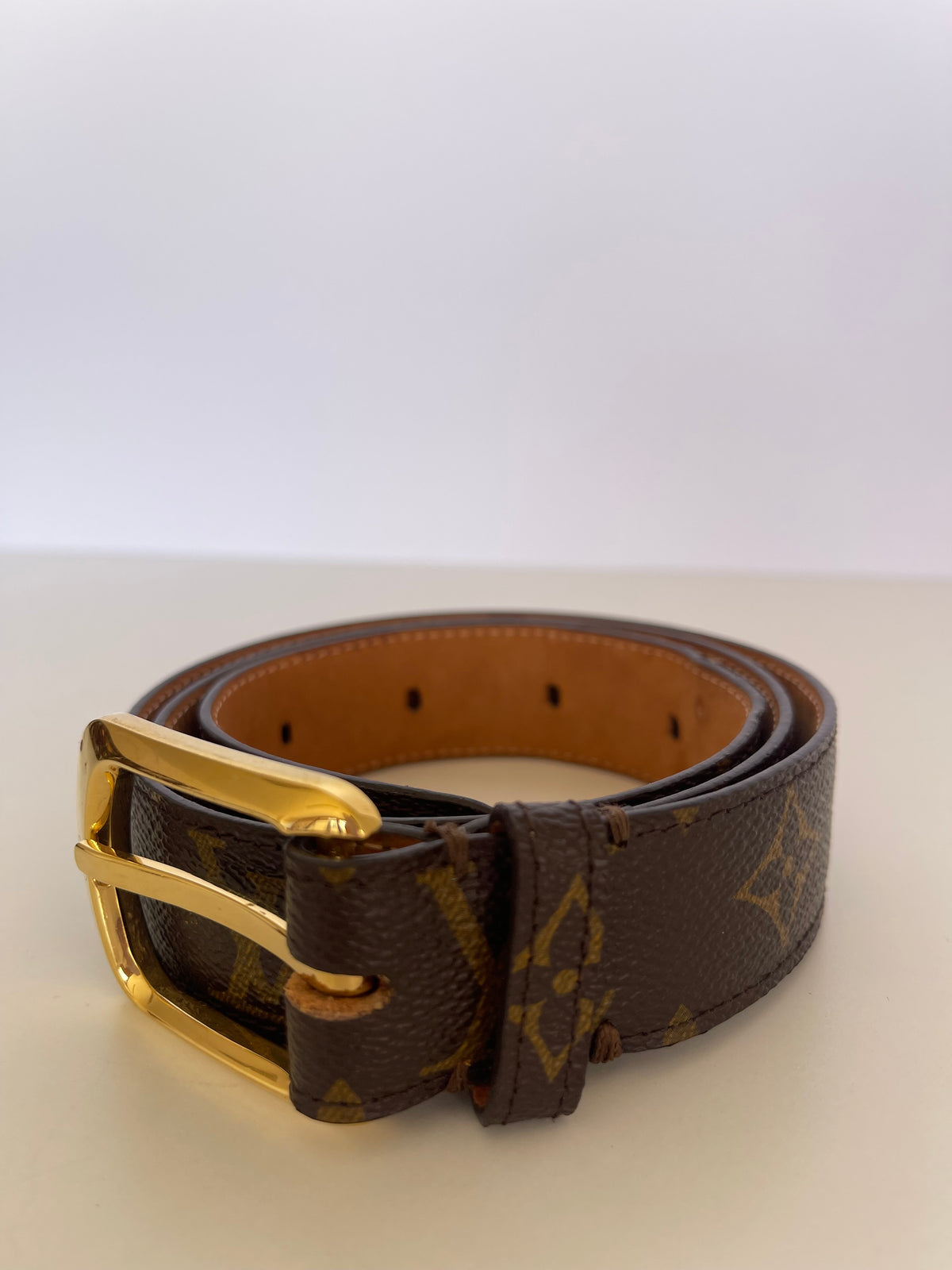 Louis Vuitton Monogram Canvas Ellipse Belt