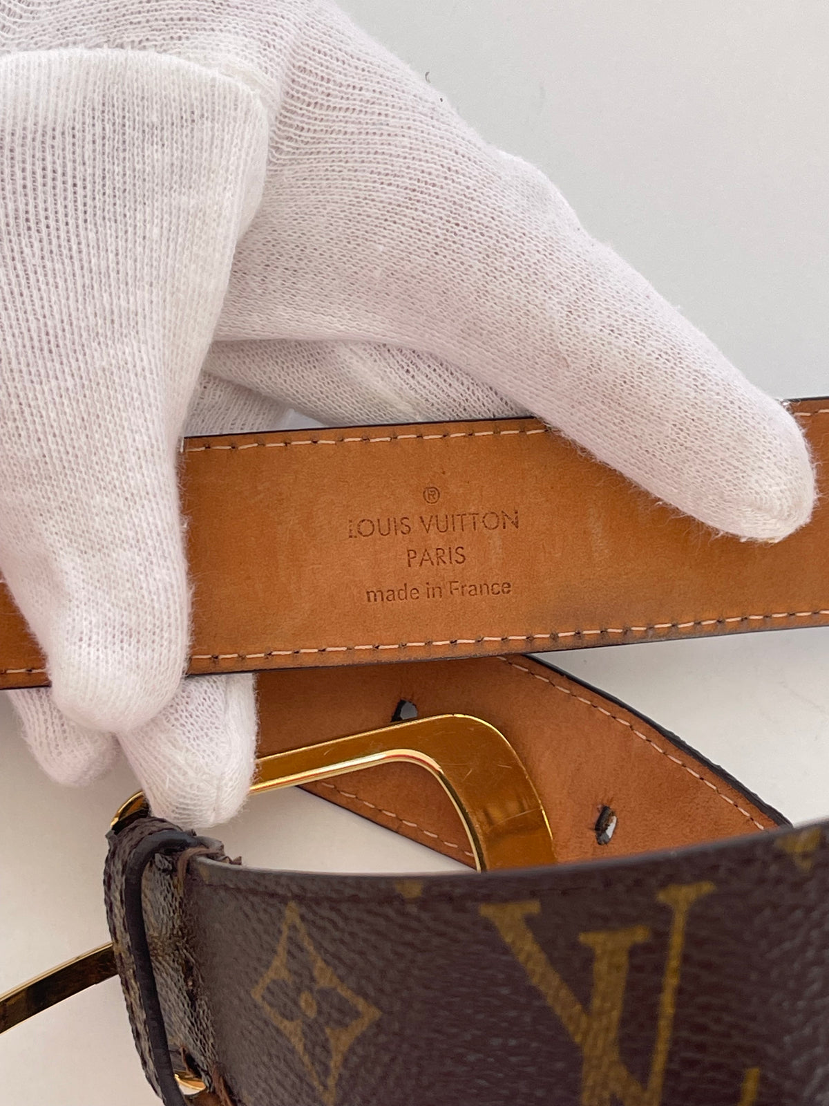 Louis Vuitton Monogram Canvas Ellipse Belt