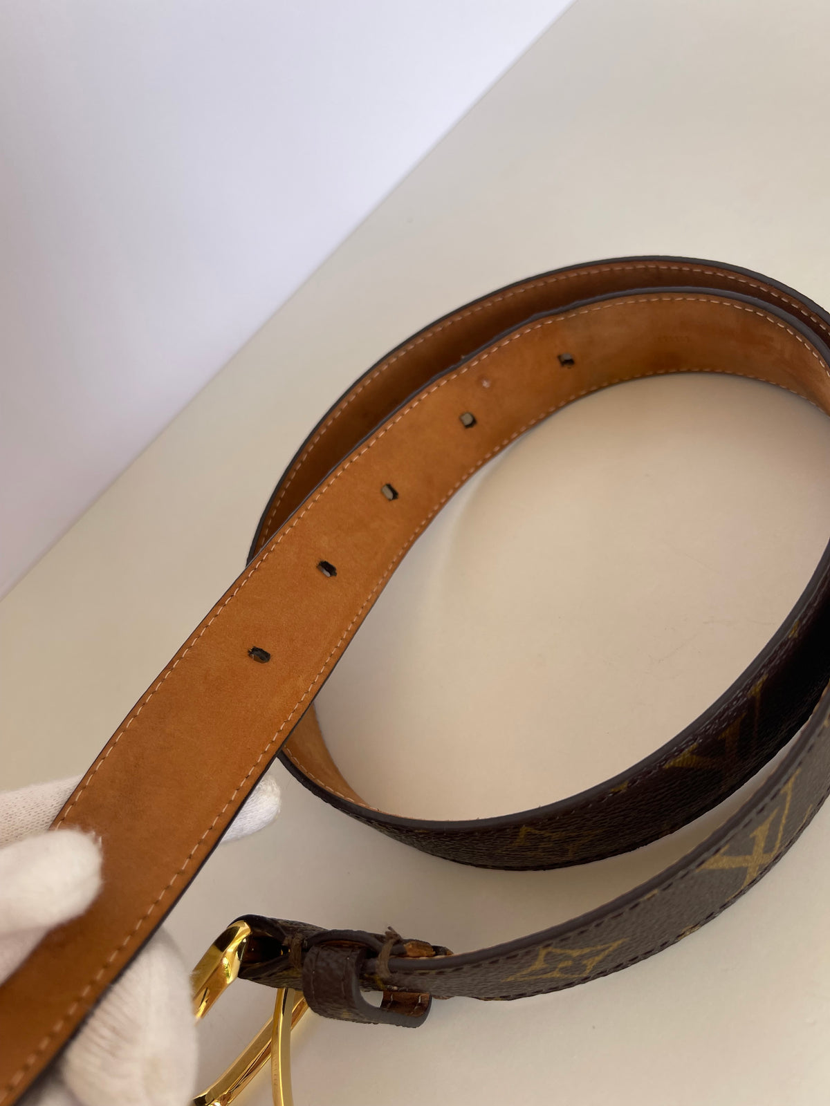 Louis Vuitton Monogram Canvas Ellipse Belt