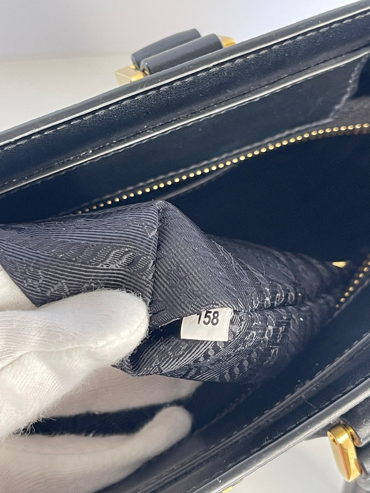 Prada Convertible Small Open Tote Black Saffiano with Soft Calf