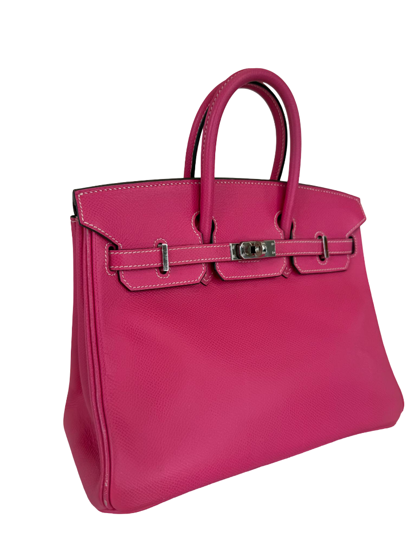 Hermès Ultra-Rare Birkin 25 Candy Rose Tyrien/Rubis Epsom PHW
