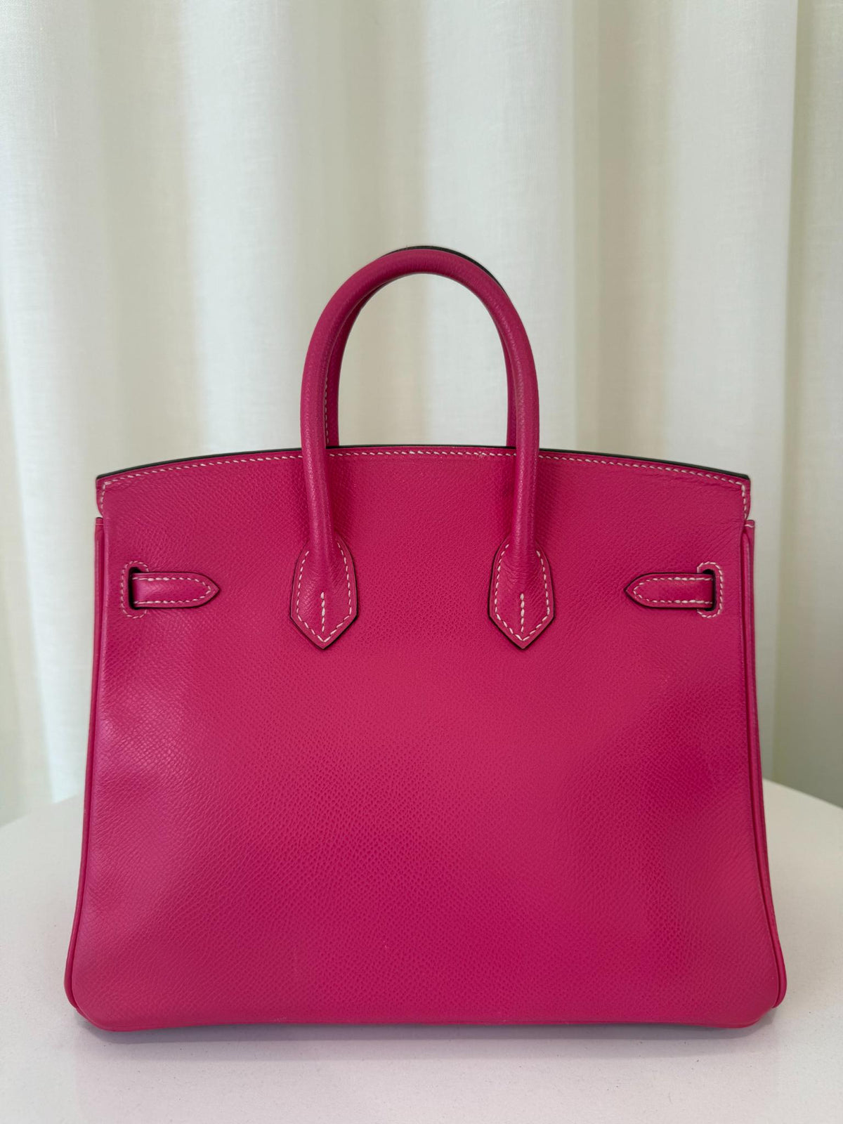Hermès Ultra-Rare Birkin 25 Candy Rose Tyrien/Rubis Epsom PHW