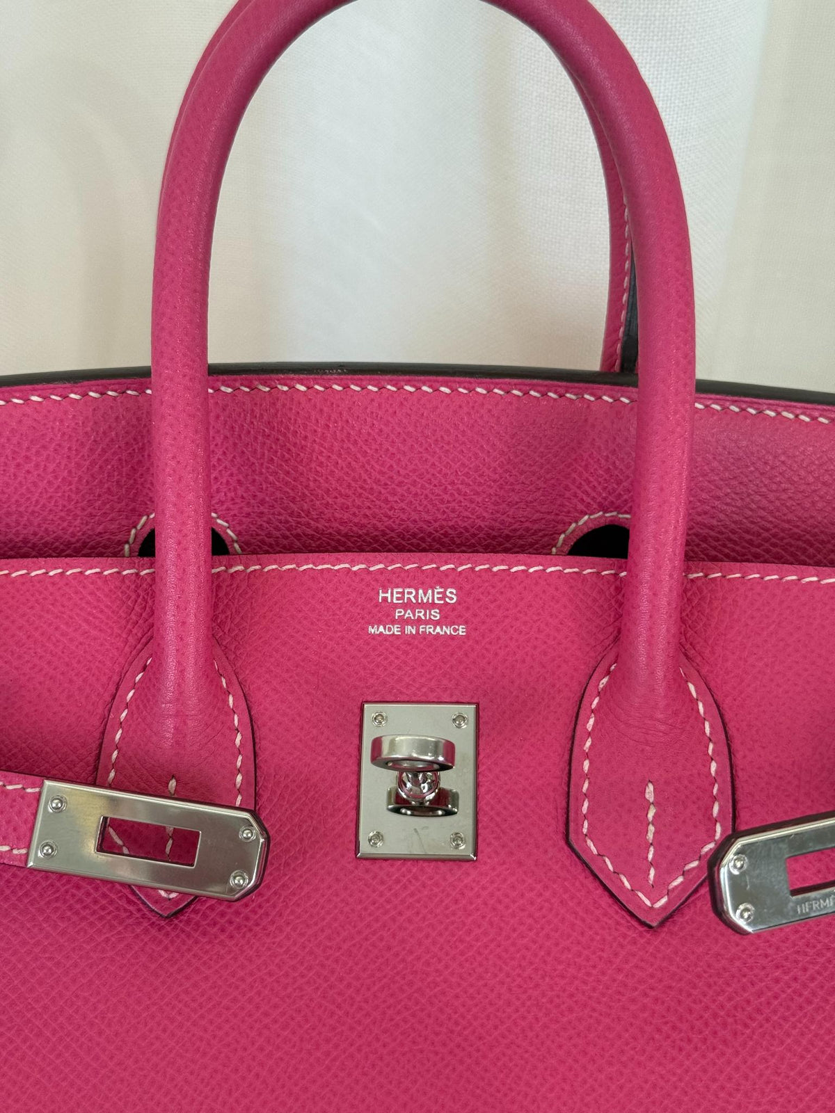 Hermès Ultra-Rare Birkin 25 Candy Rose Tyrien/Rubis Epsom PHW