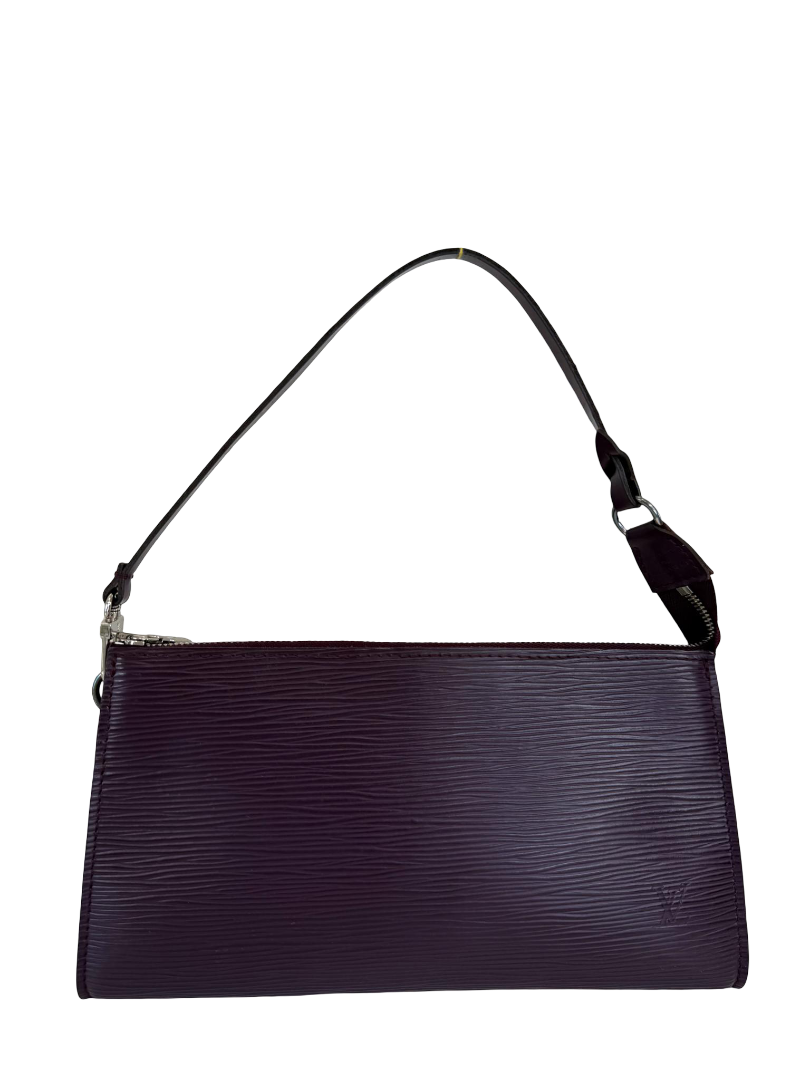 Louis Vuitton Purple Epi Leather Pochette Accessoires
