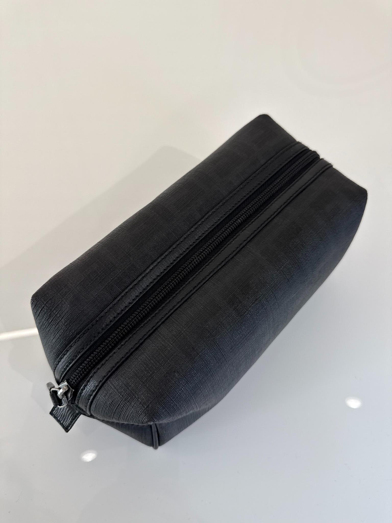 Fendi FF Zucca Coated Canvas Toiletry Pouch