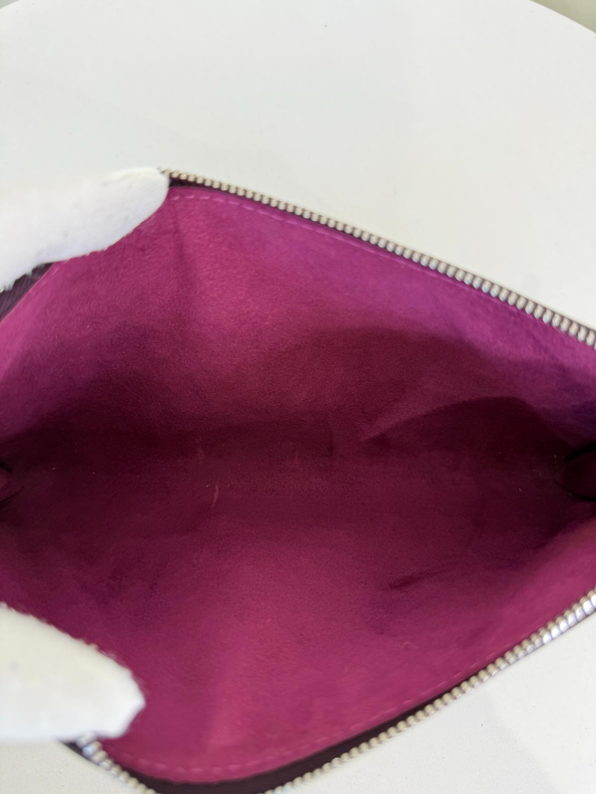 Louis Vuitton Purple Epi Leather Pochette Accessoires