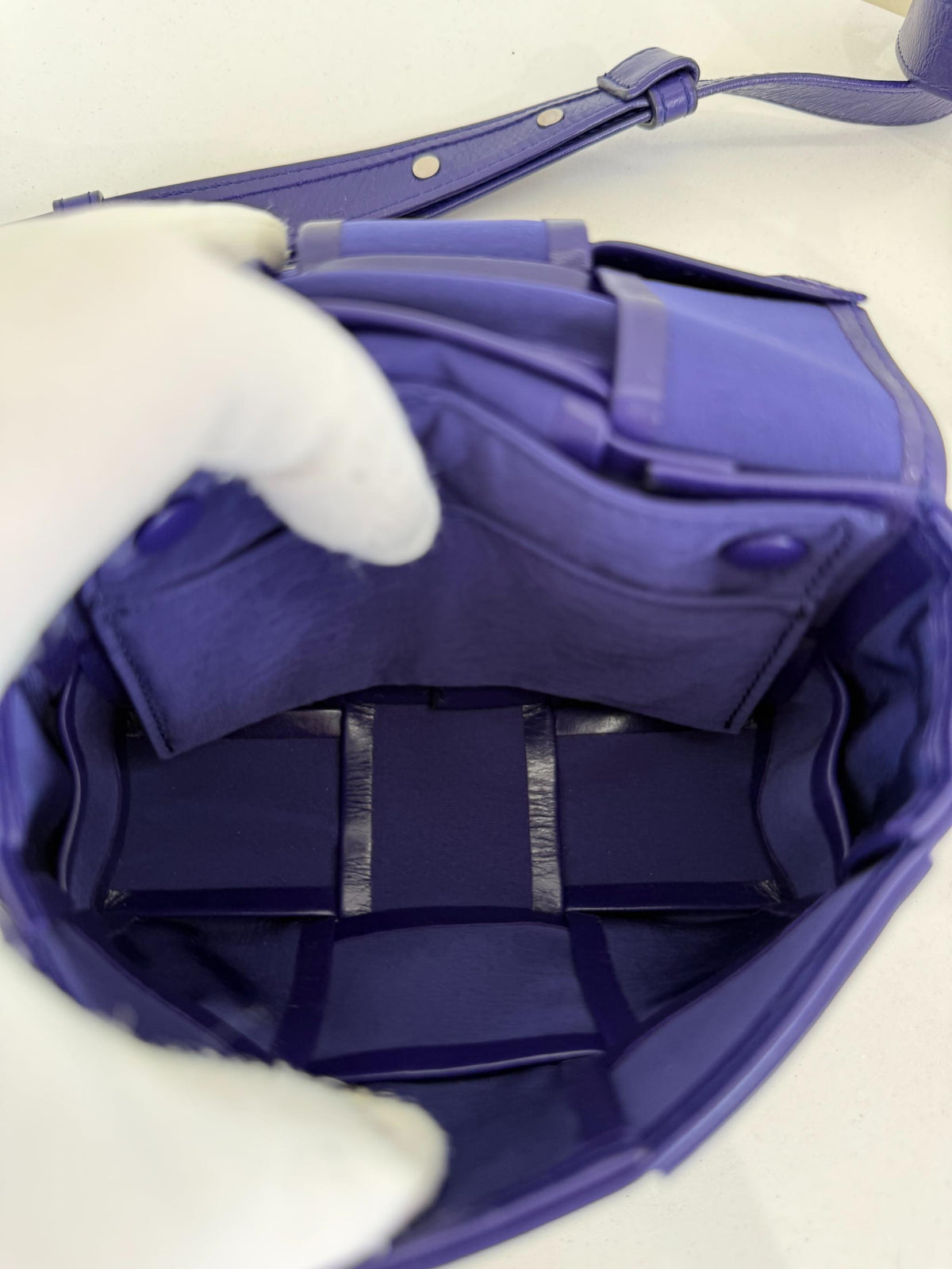 Bottega Veneta Purple Mini Candy Cassette