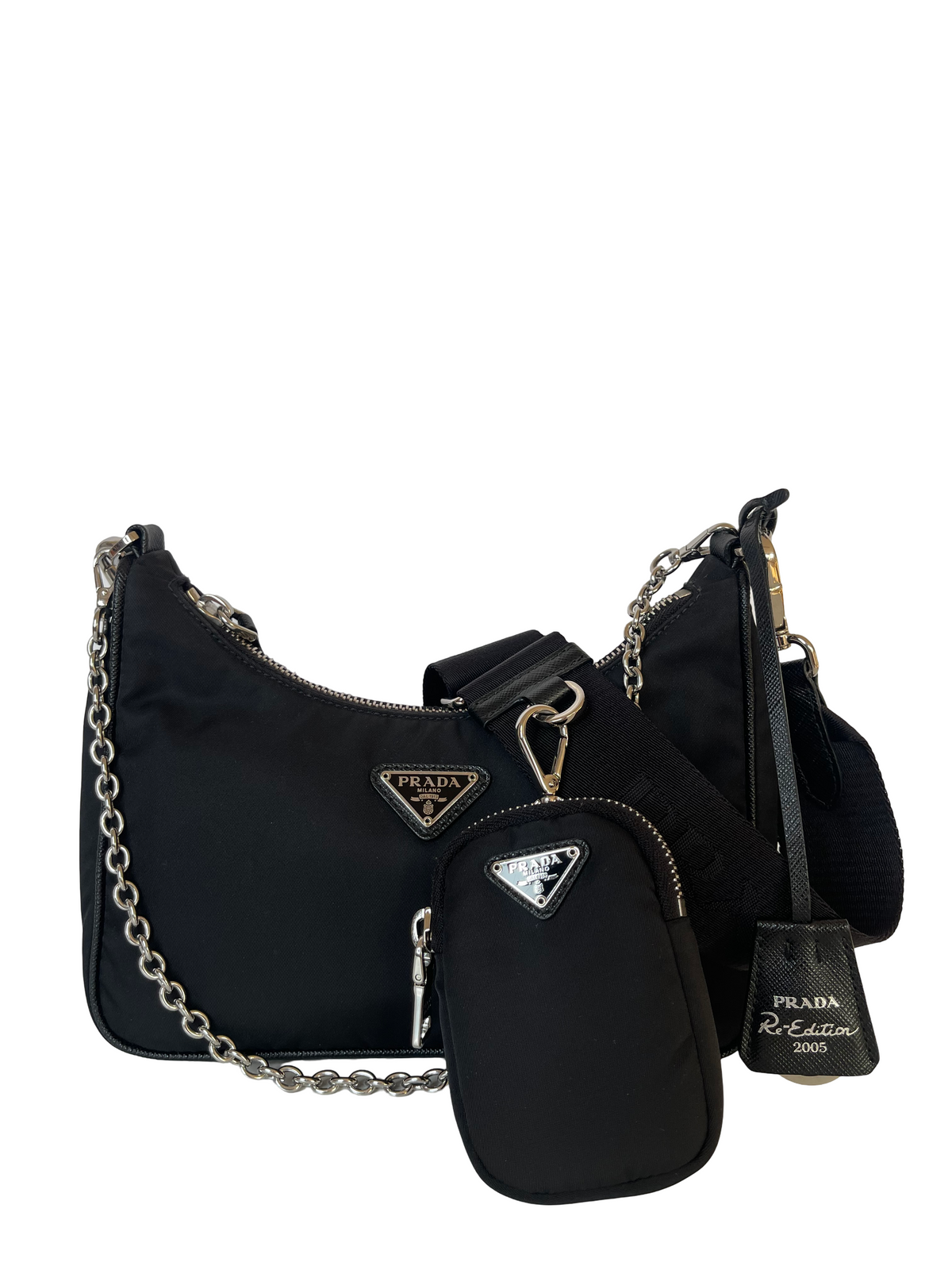 Prada Re-Edition 2005 Shoulder Bag Black Re-Nylon