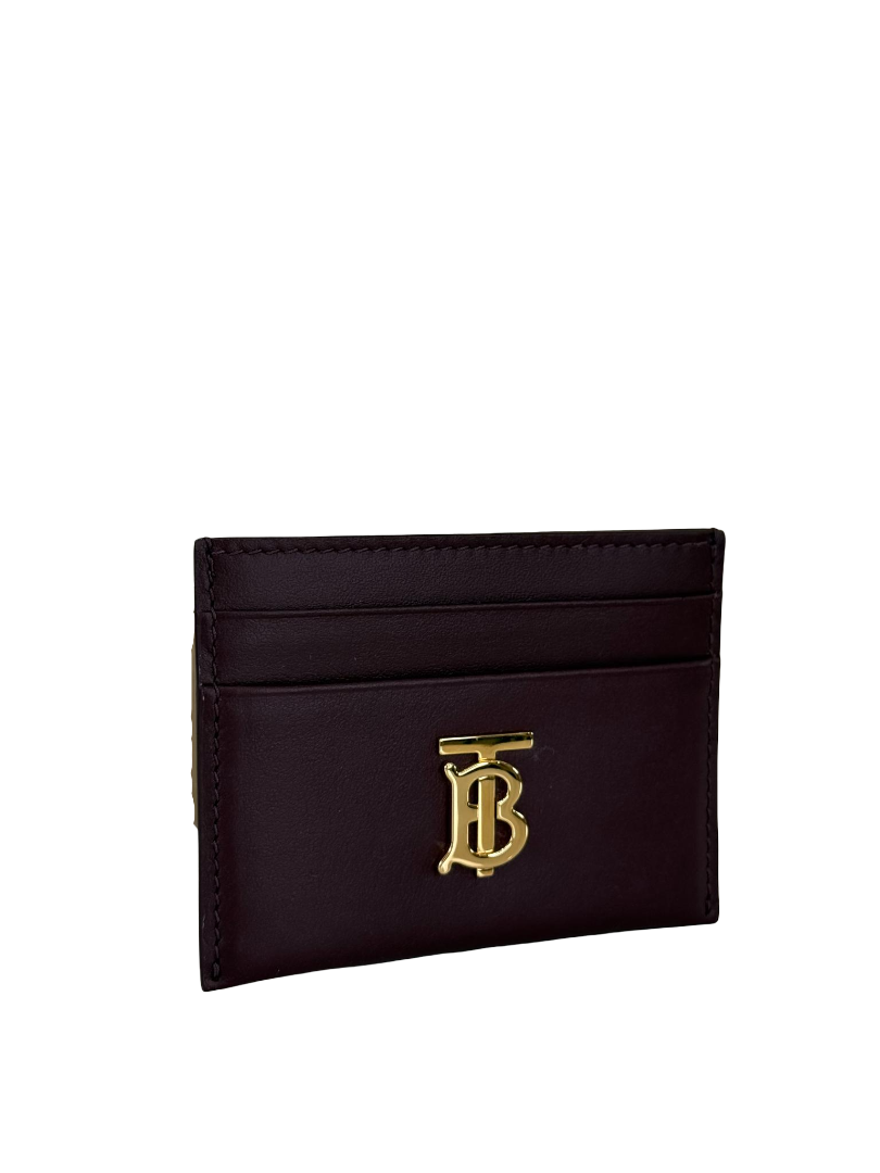 Burberry Monogram TB Dark Purple Card Case