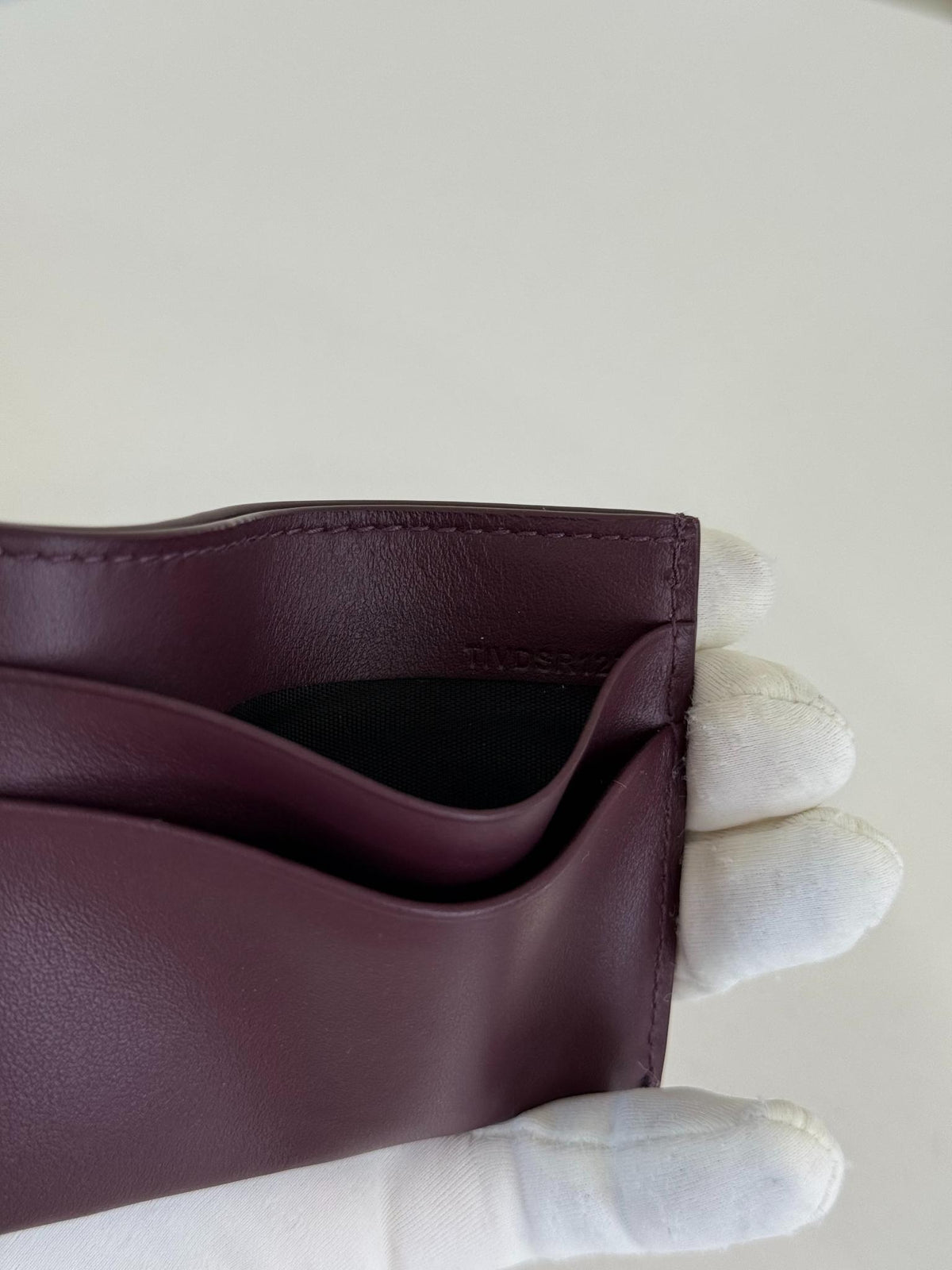 Burberry Monogram TB Dark Purple Card Case