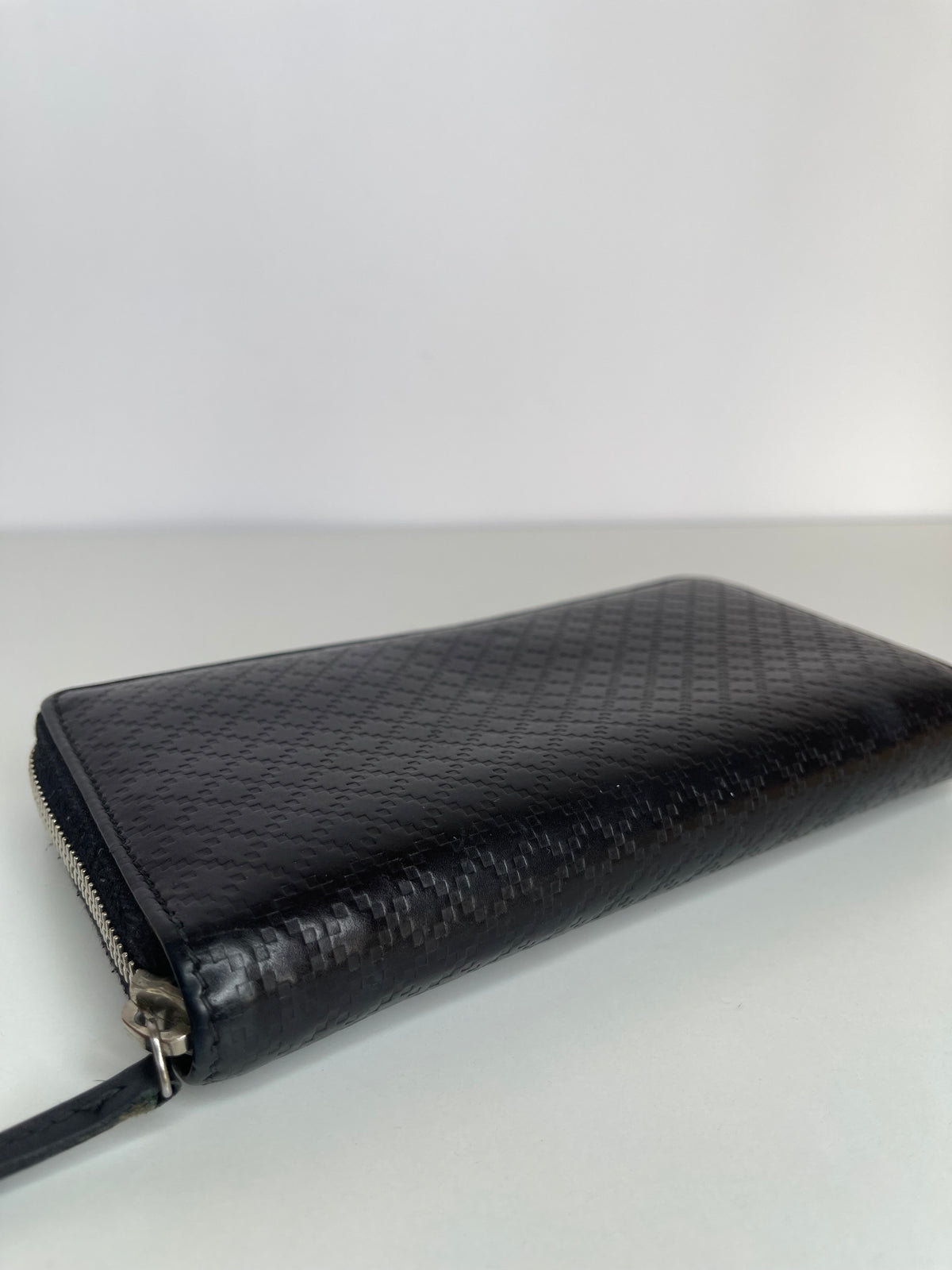 Gucci Diamante Print Leather Continental Wallet