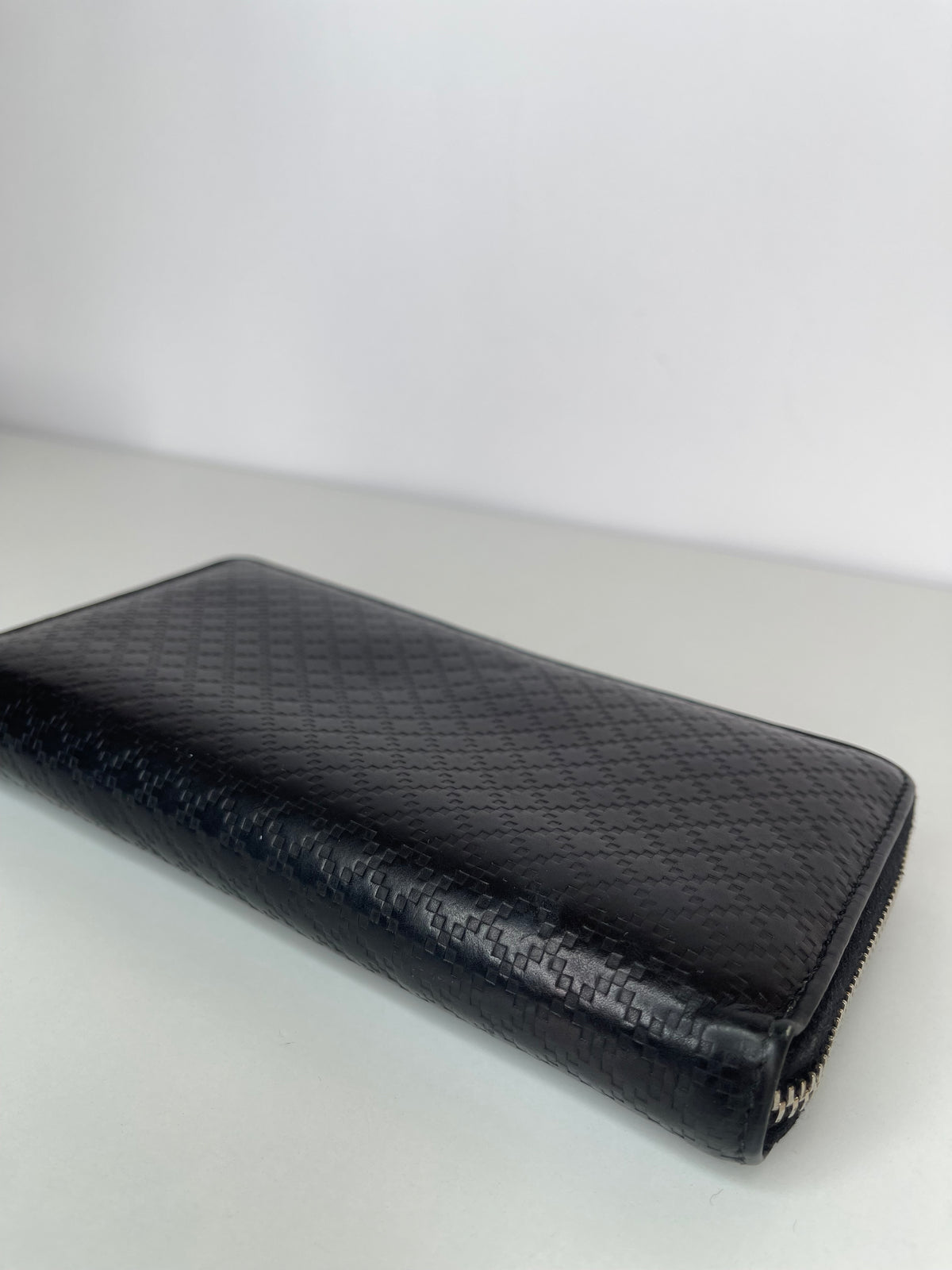 Gucci Diamante Print Leather Continental Wallet