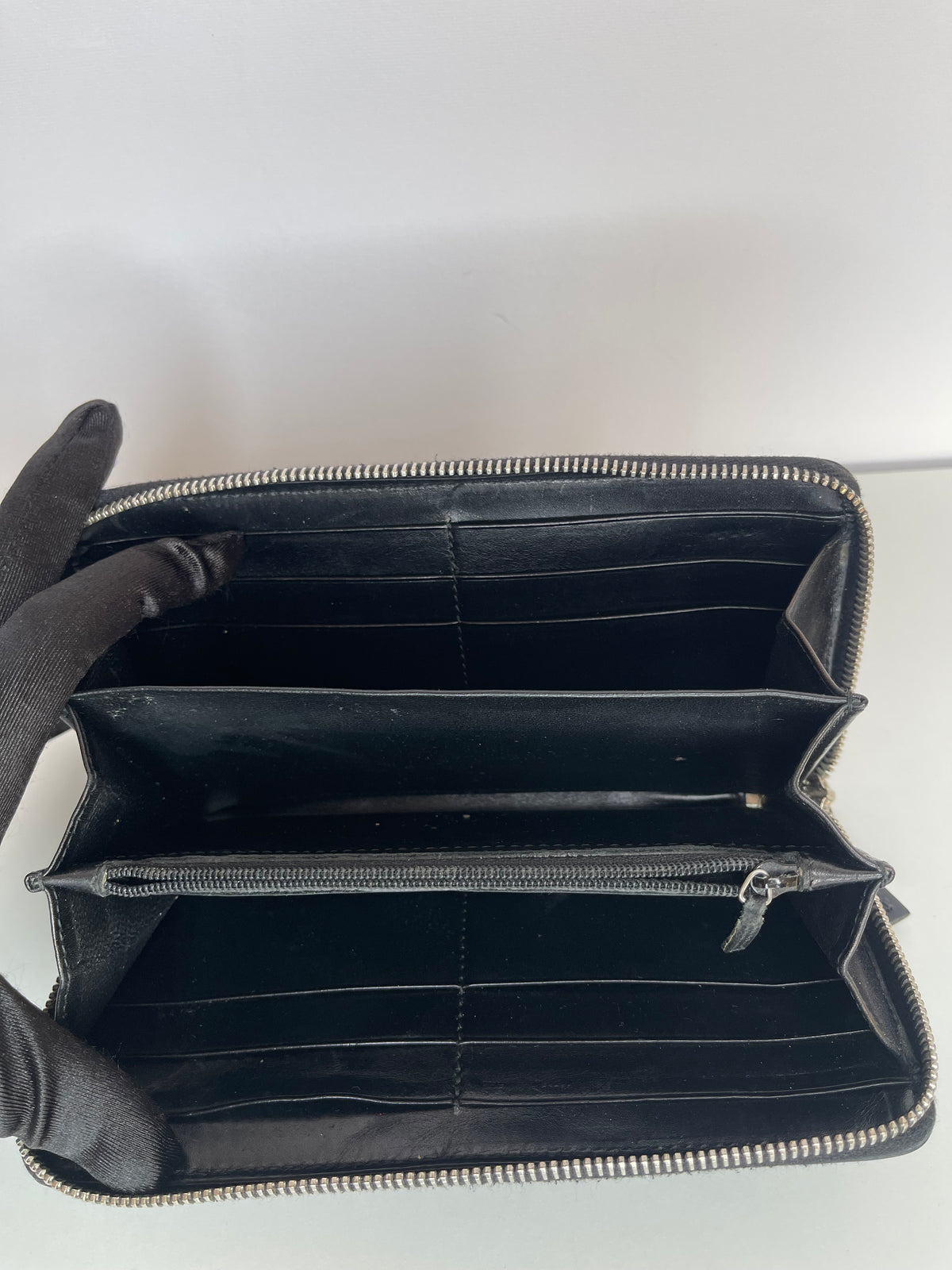 Gucci Diamante Print Leather Continental Wallet