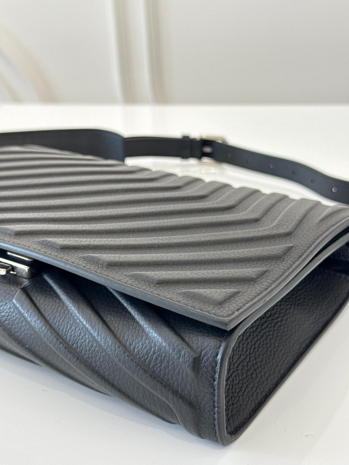 Balenciaga Men’s Black Car Flap Crossbody Bag