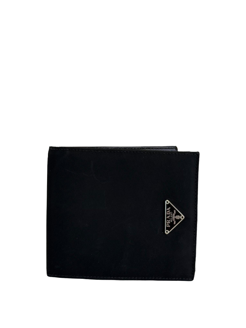 Prada Black Nylon Men's Wallet