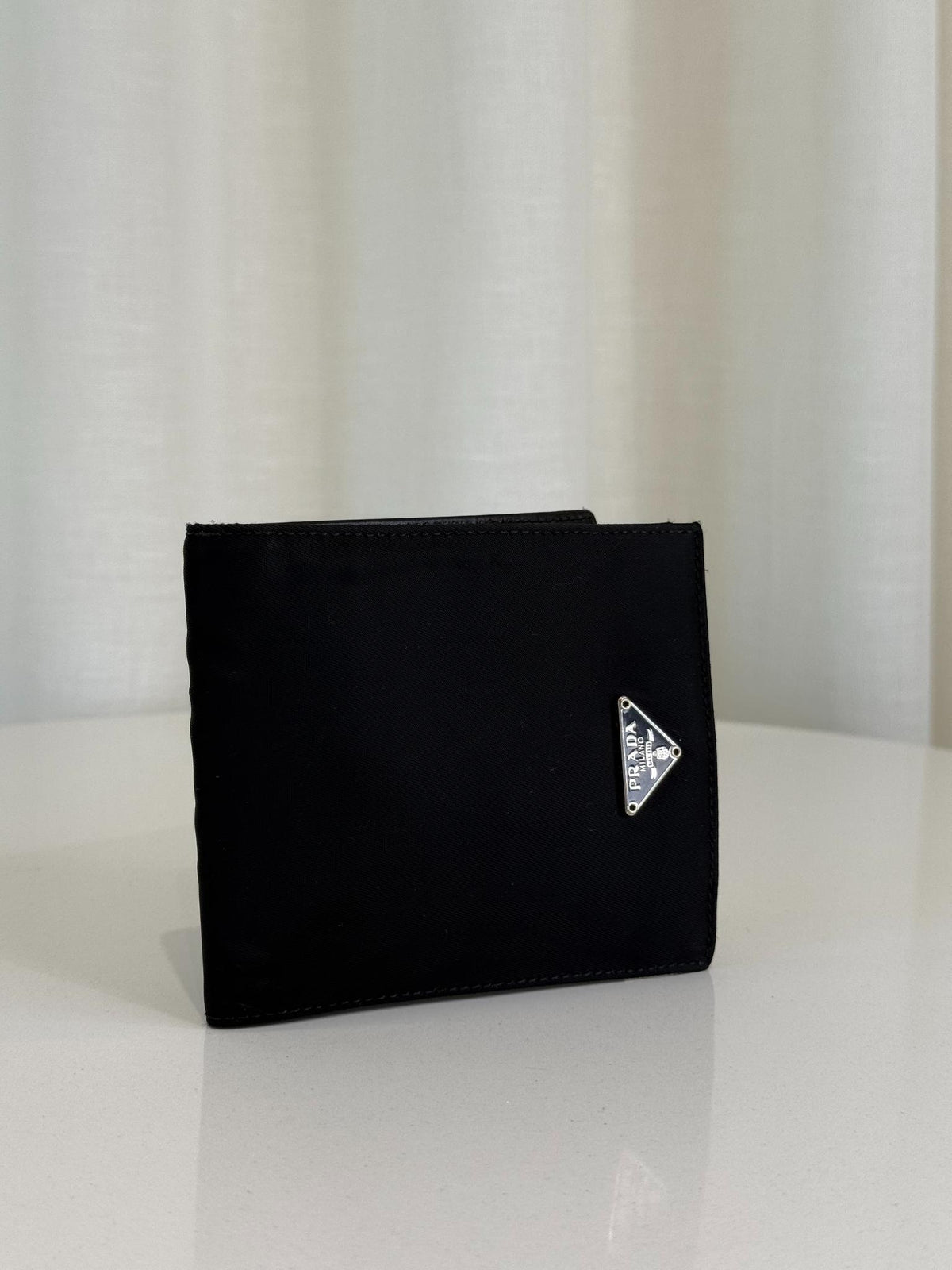 Prada Black Nylon Men's Wallet