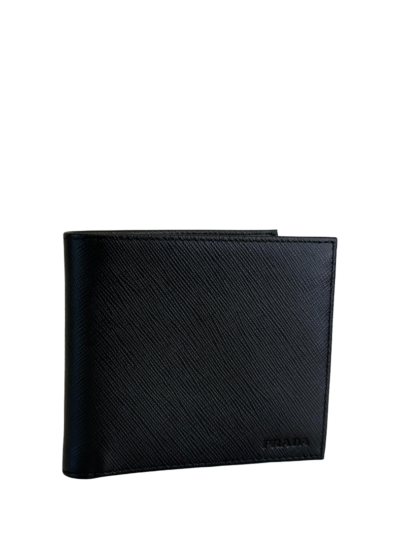 Prada Black Saffiano Leather Wallet