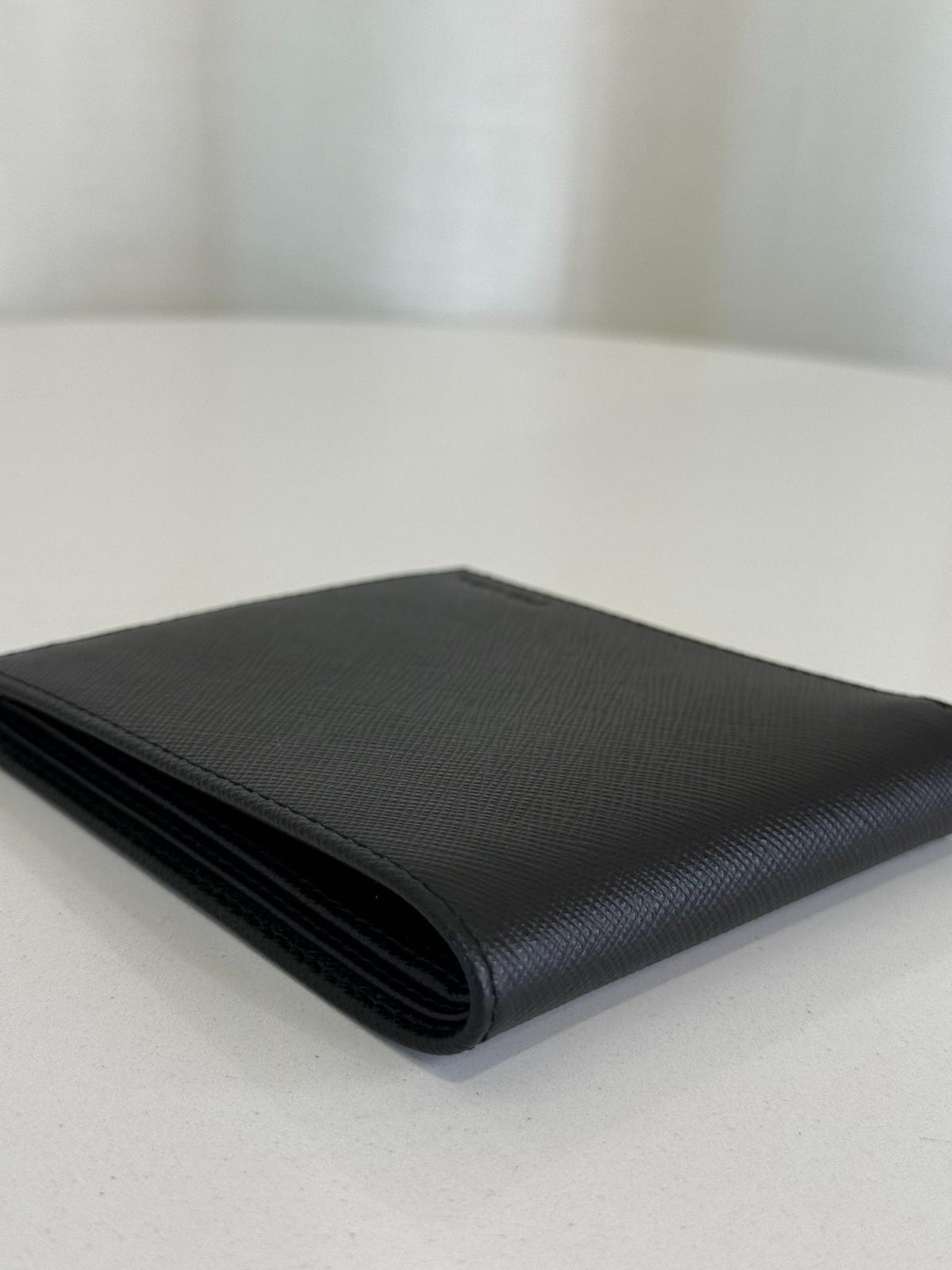 Prada Black Saffiano Leather Wallet