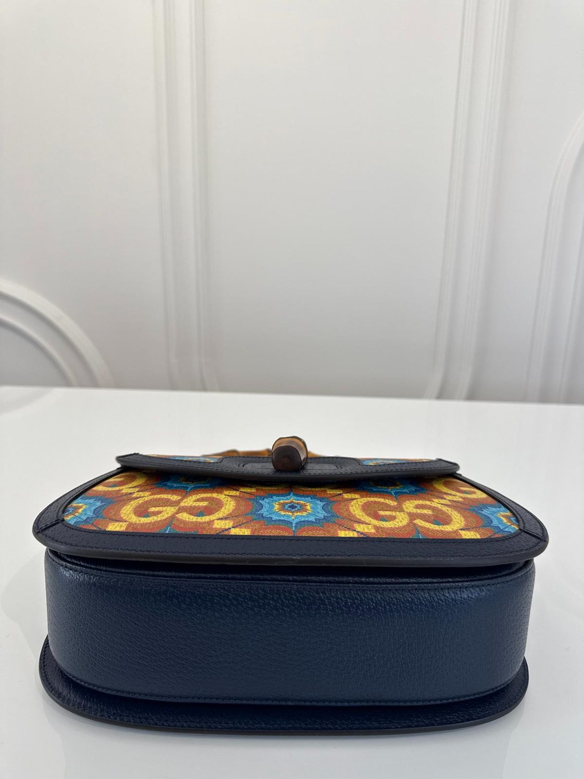 Gucci Limited Edition 100th Anniversary Medium Kaleidoscope 1947 Bamboo Top Handle