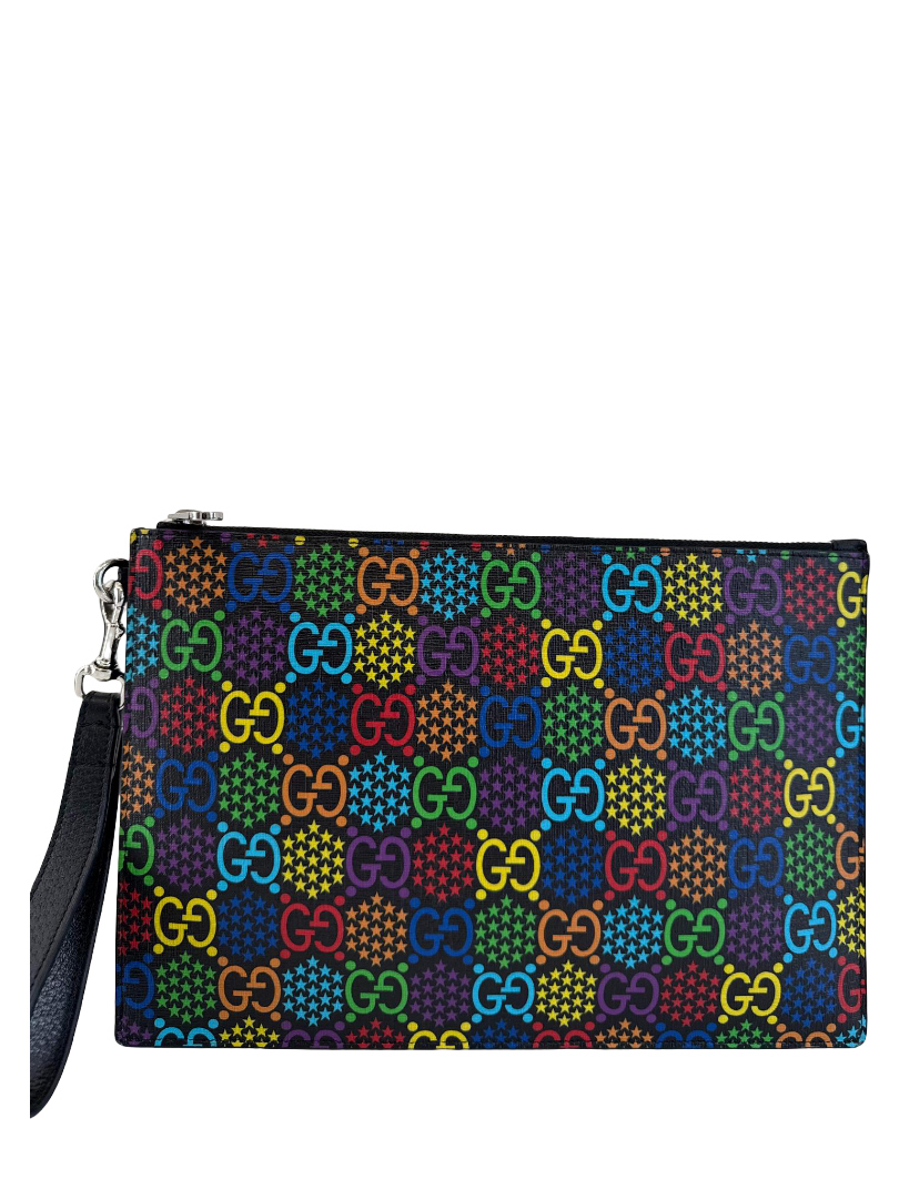 Gucci Multicolor GG Psychedelic Zip Pouch