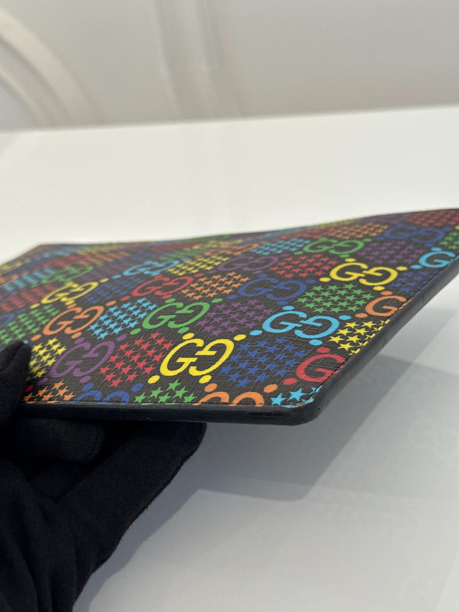 Gucci Multicolor GG Psychedelic Zip Pouch
