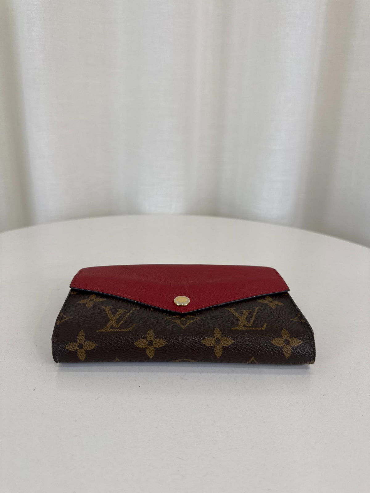 Louis Vuitton Cerise Monogram Canvas Pallas Compact Wallet