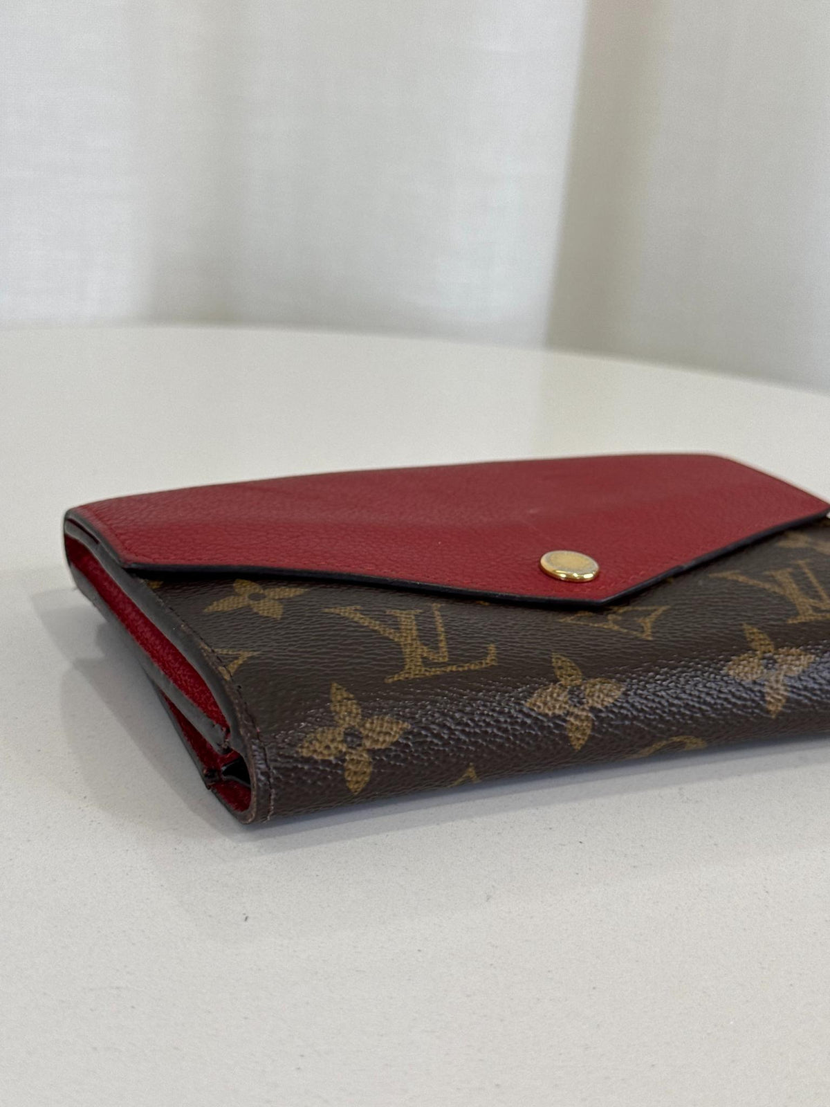 Louis Vuitton Cerise Monogram Canvas Pallas Compact Wallet