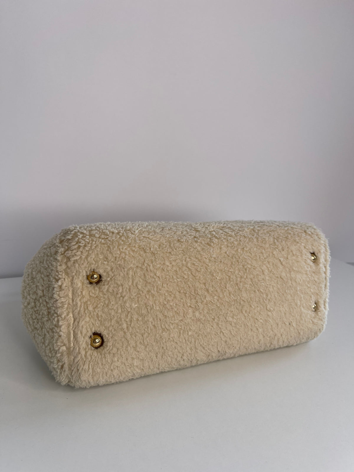 Dolce & Gabbana Large Sicily Faux Shearling Handbag