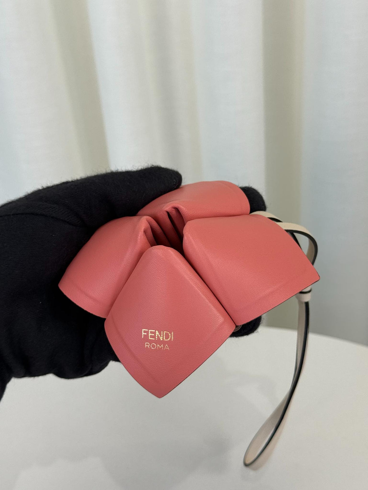 Fendi Pink Nappa Fortune Teller Bag Charm