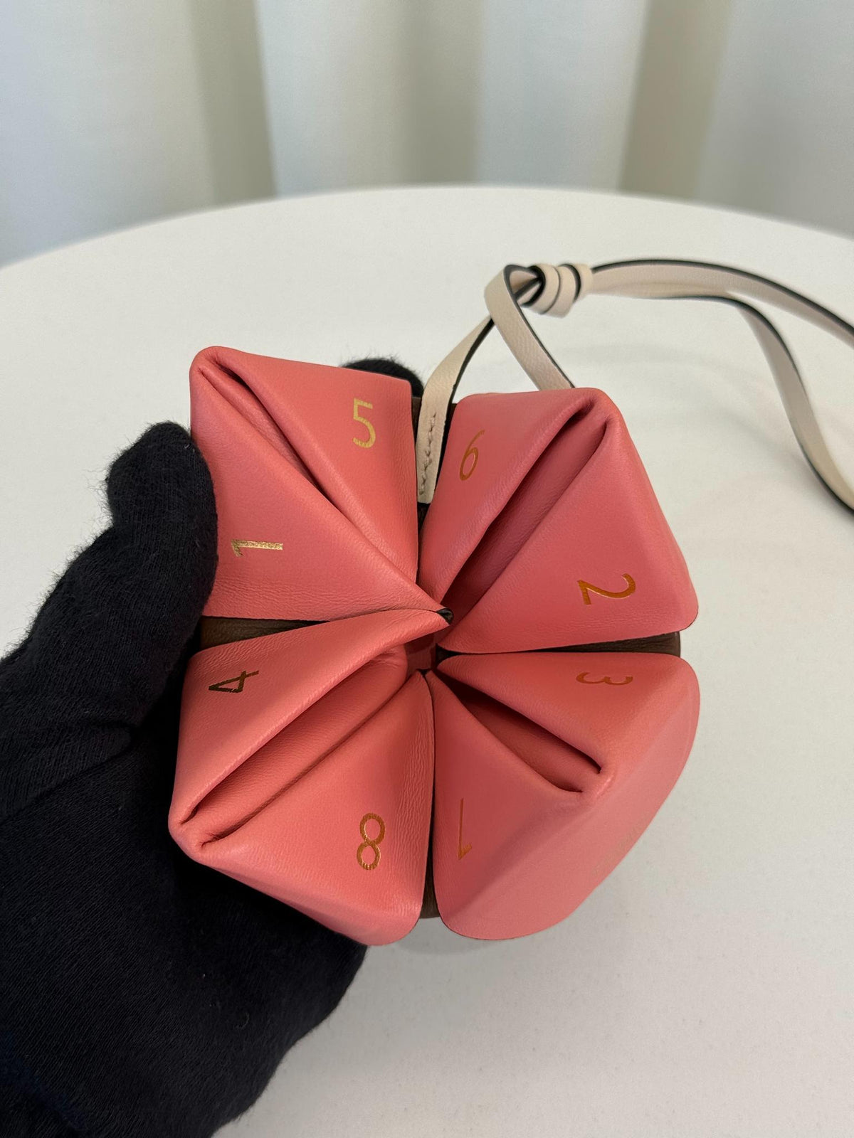 Fendi Pink Nappa Fortune Teller Bag Charm