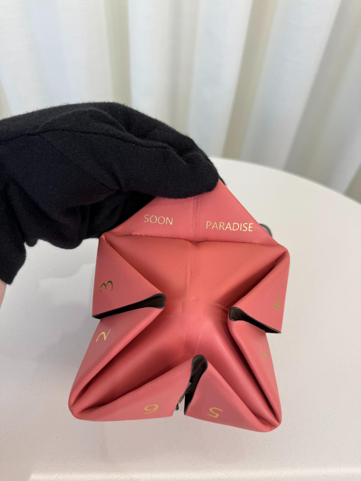 Fendi Pink Nappa Fortune Teller Bag Charm