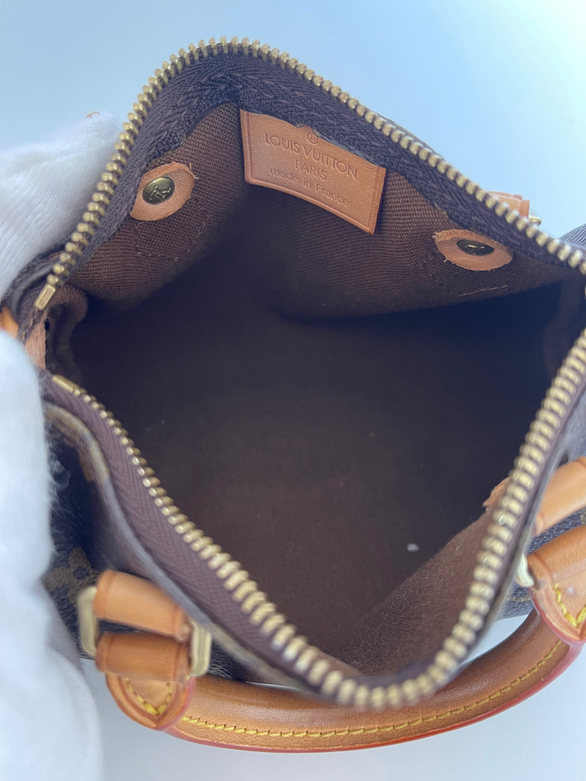 Louis Vuitton Nano Speedy Monogram Canvas