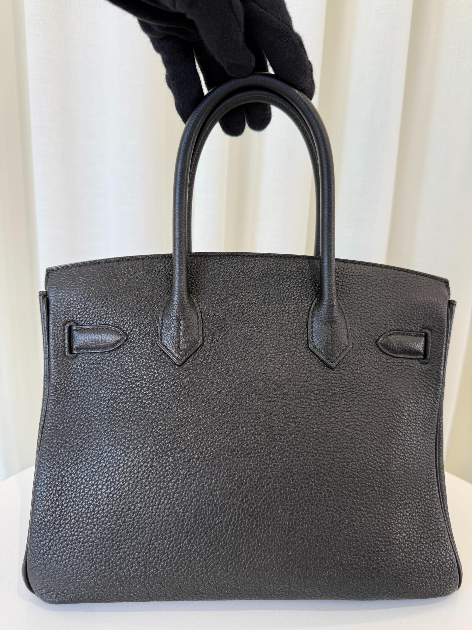 Hermès Birkin 30 Black Togo Leather GHW