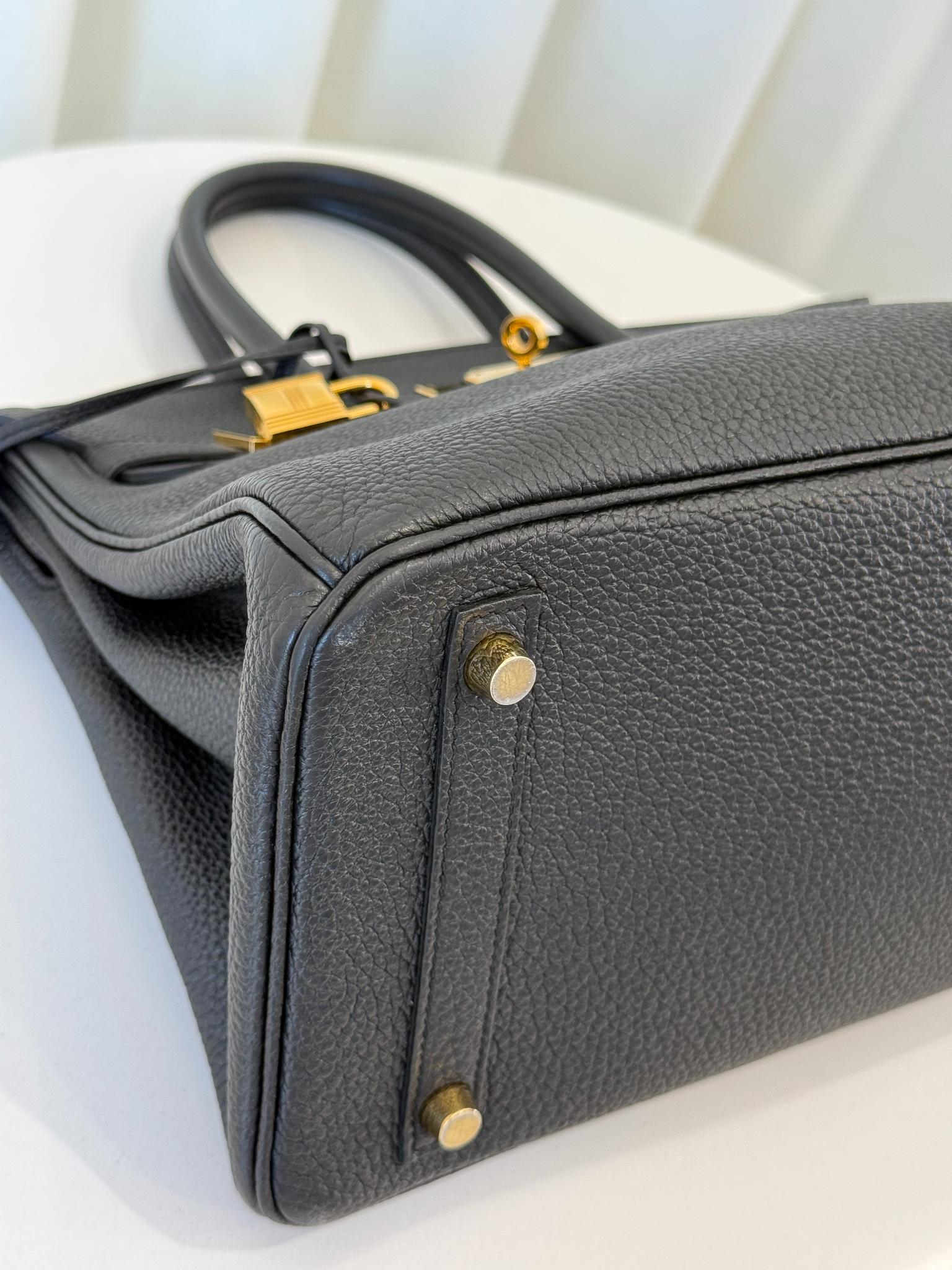 Hermès Birkin 30 Black Togo Leather GHW