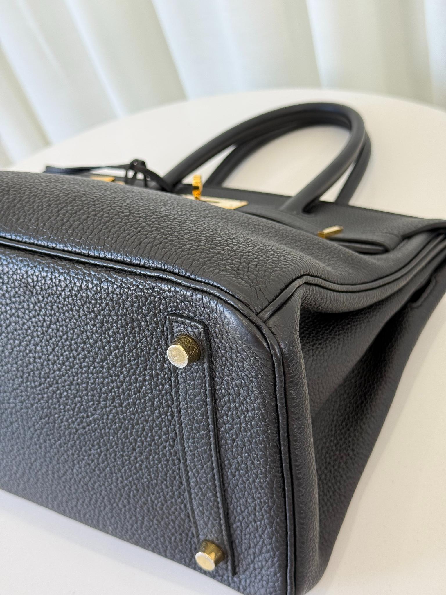 Hermès Birkin 30 Black Togo Leather GHW